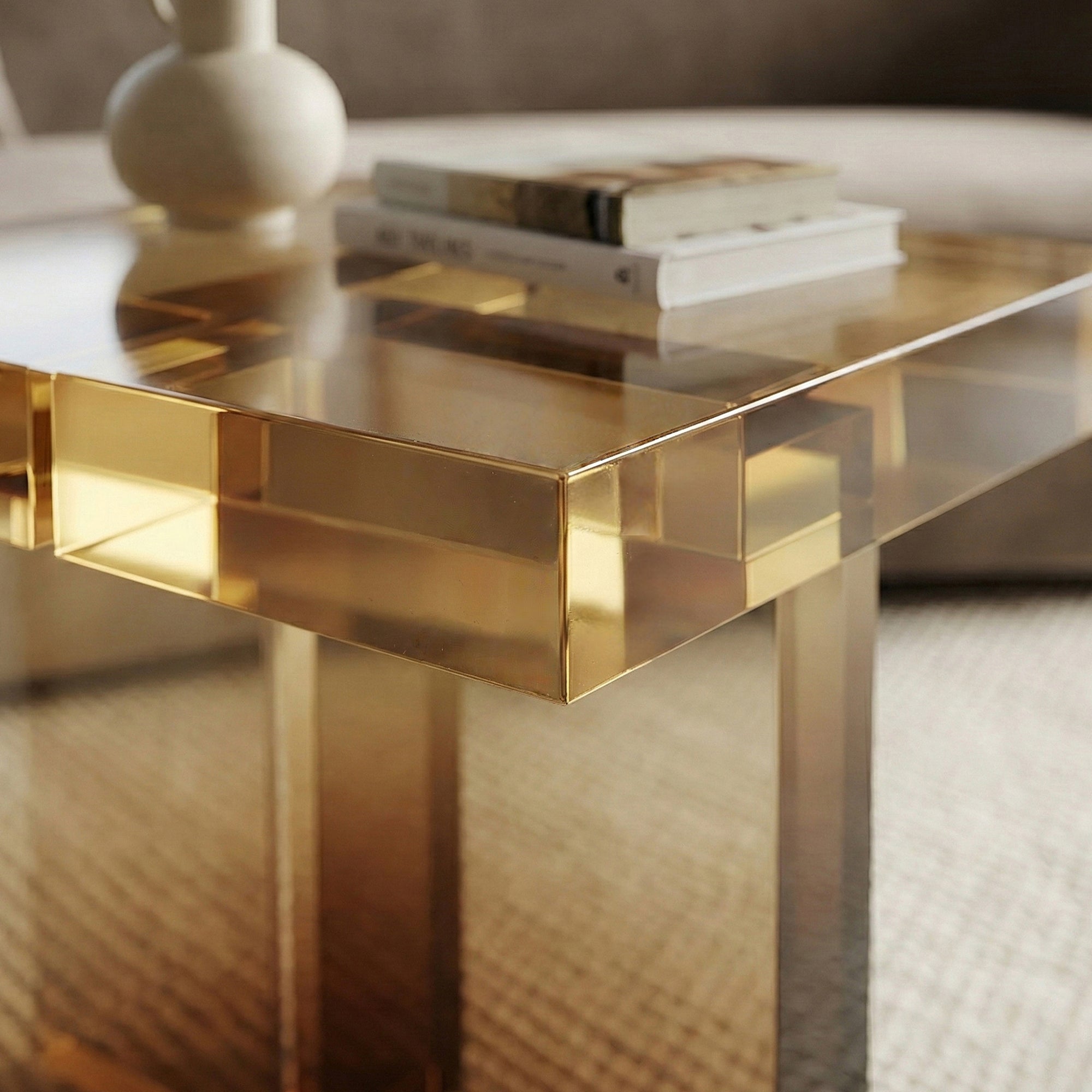 Ballerup Acrylic Bedside Table