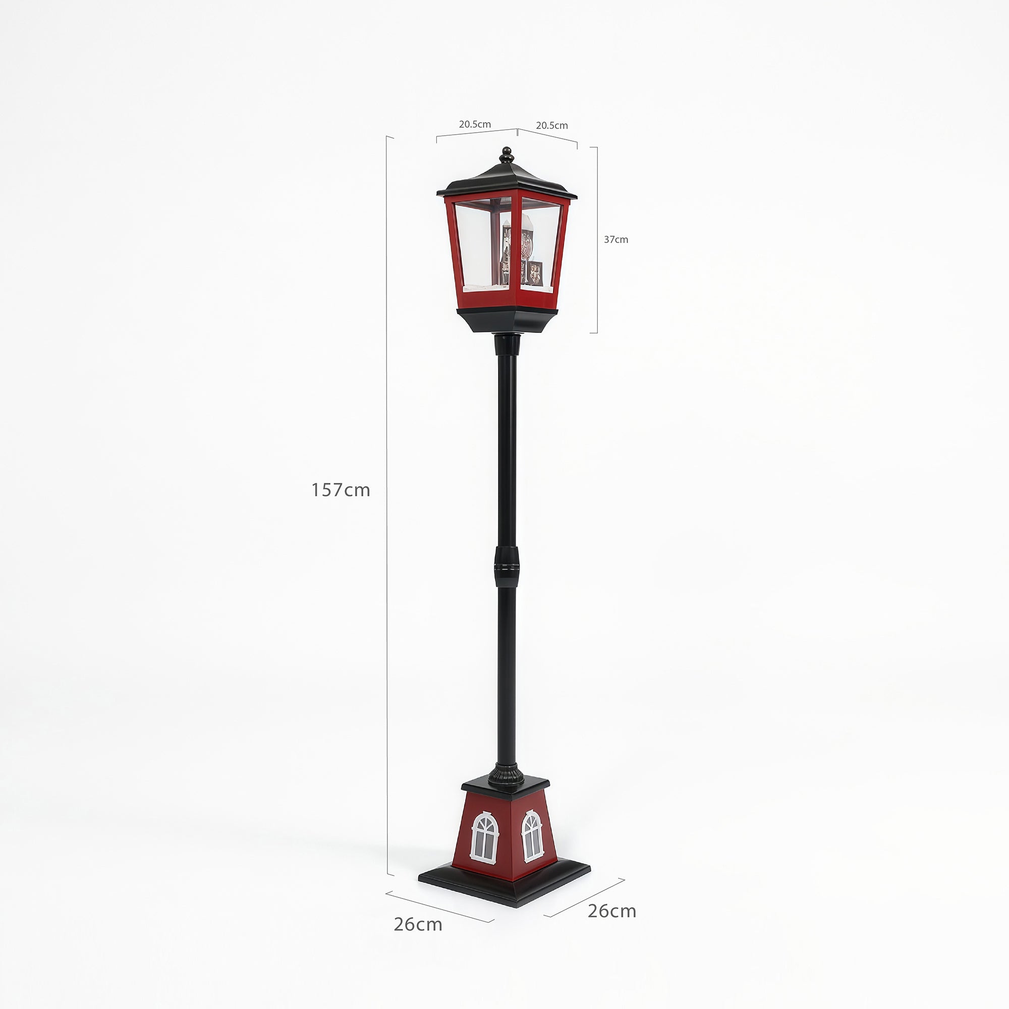 Baltzarsgatan Christmas Lamp Post - Black