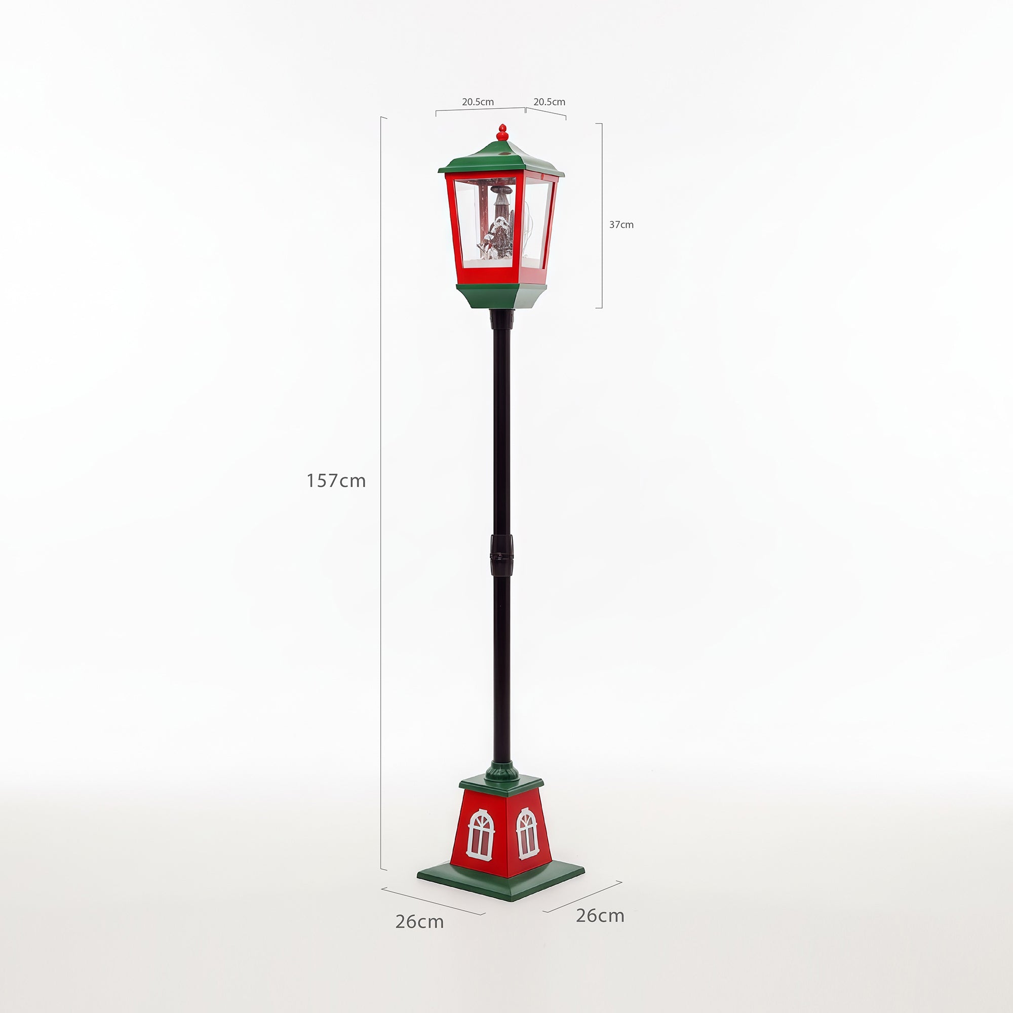 Baltzarsgatan Christmas Lamp Post - Green