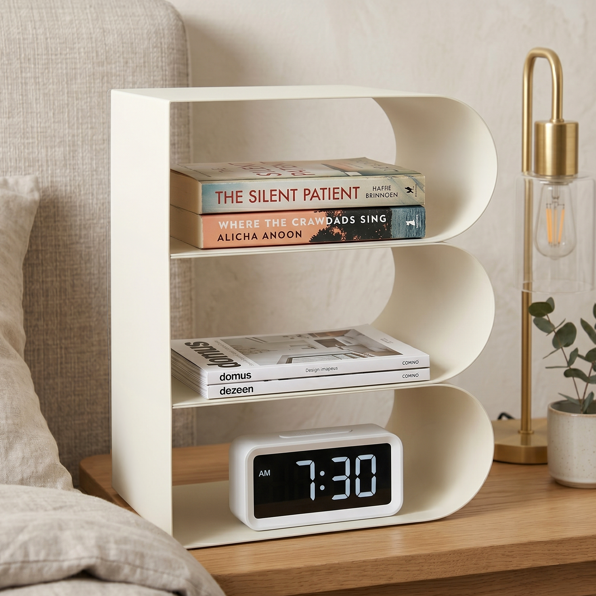 Borgholm Metal Bookshelf Rack | 3 Colors