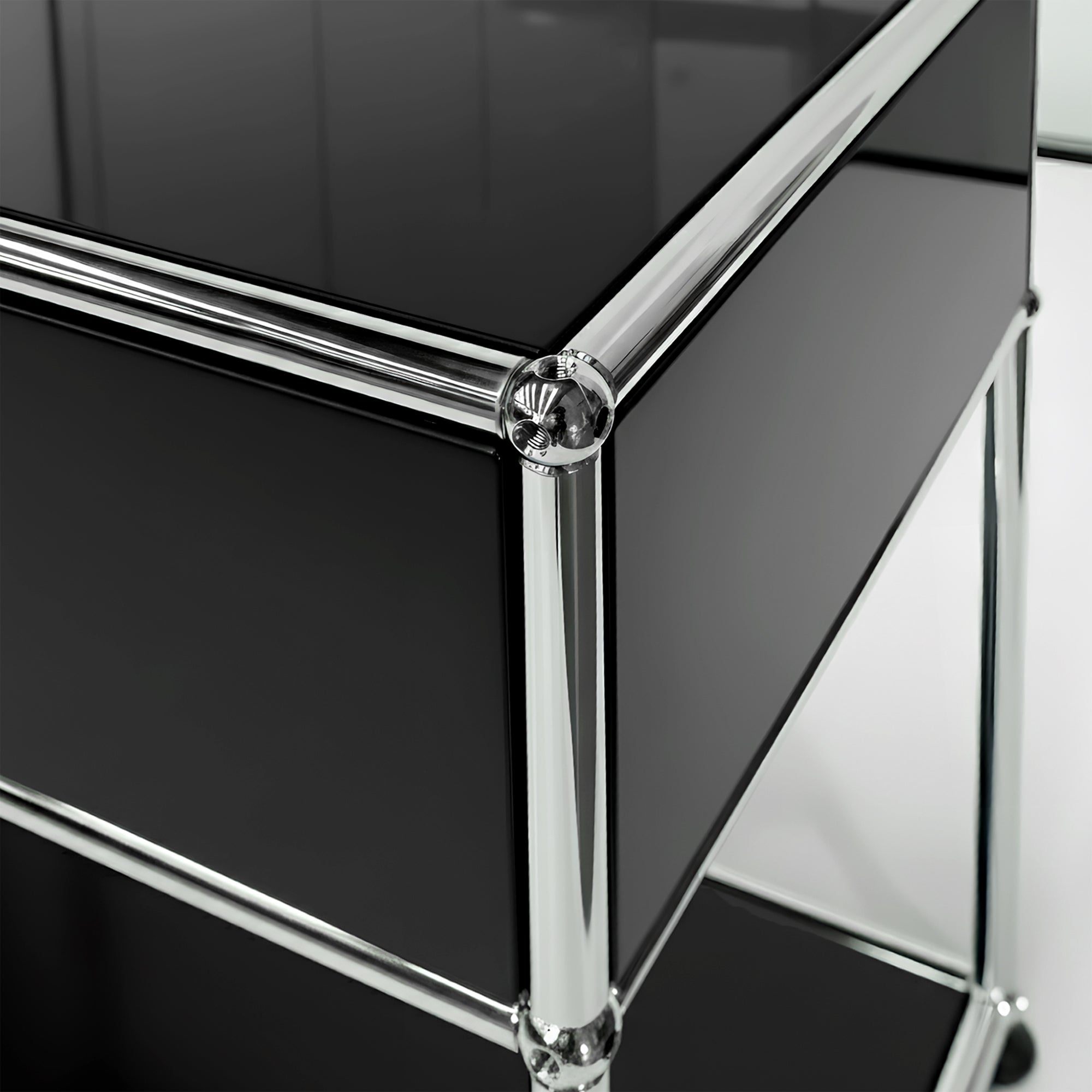 Brædstrup Stainless Steel Bedside Table