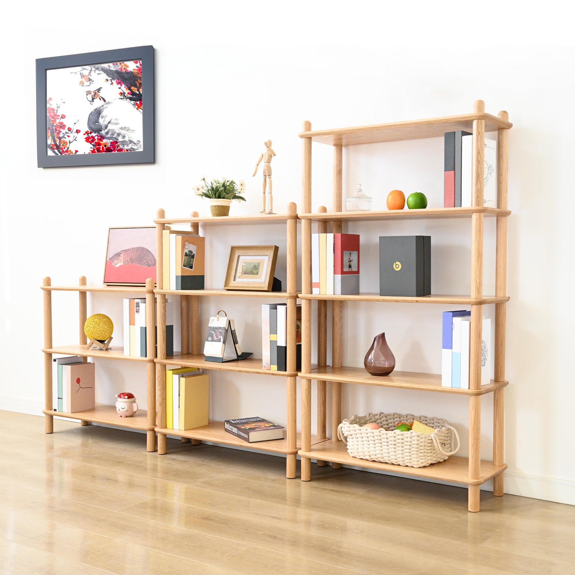 Holme 2 Tier Solid Oak Display Shelf