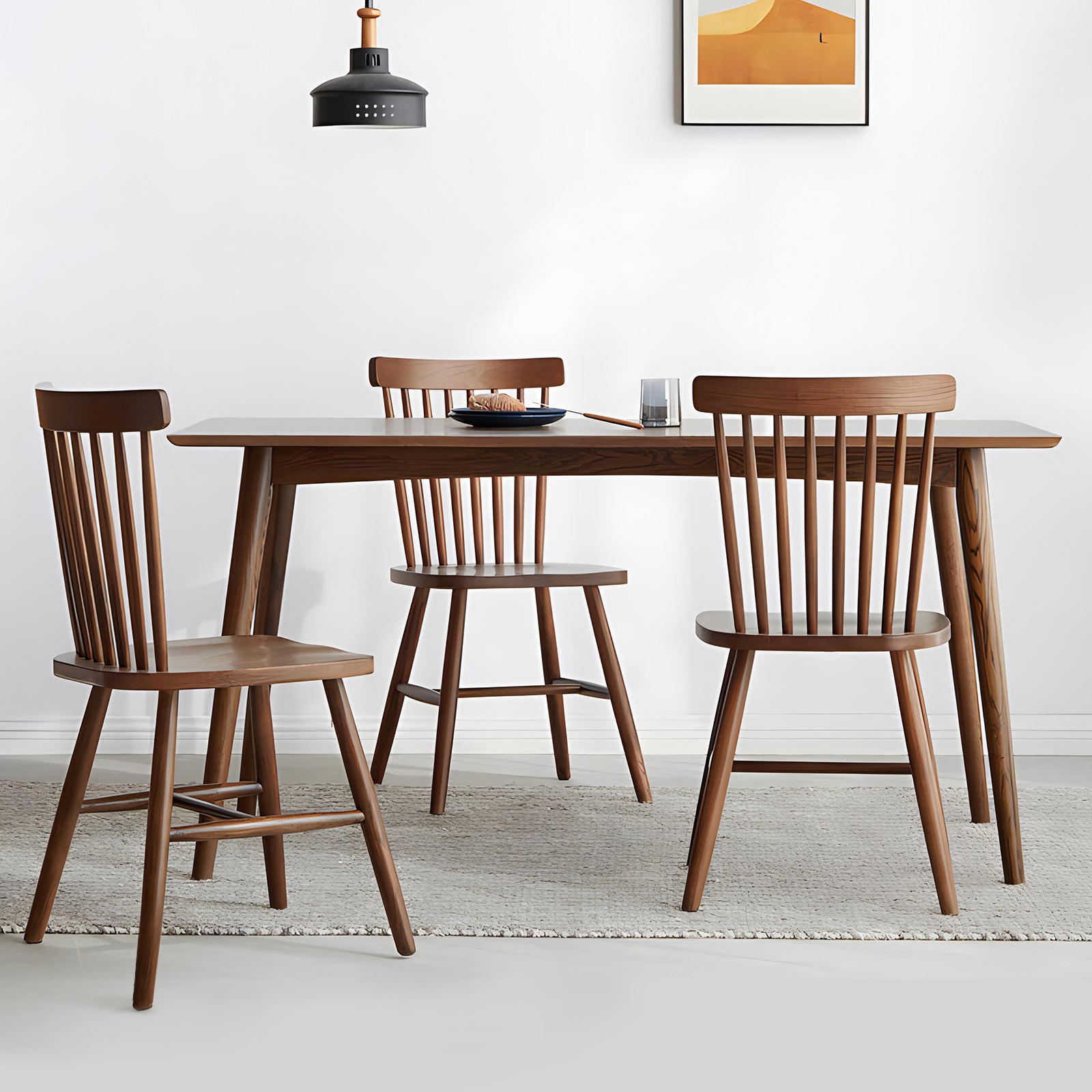 Drobak 4-6 Seater Solid Oak Dining Table