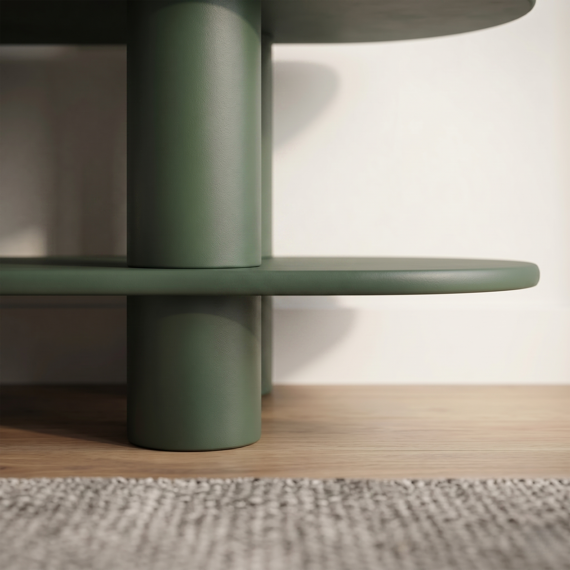 Elverum 4-Tier Shelving Unit - Green