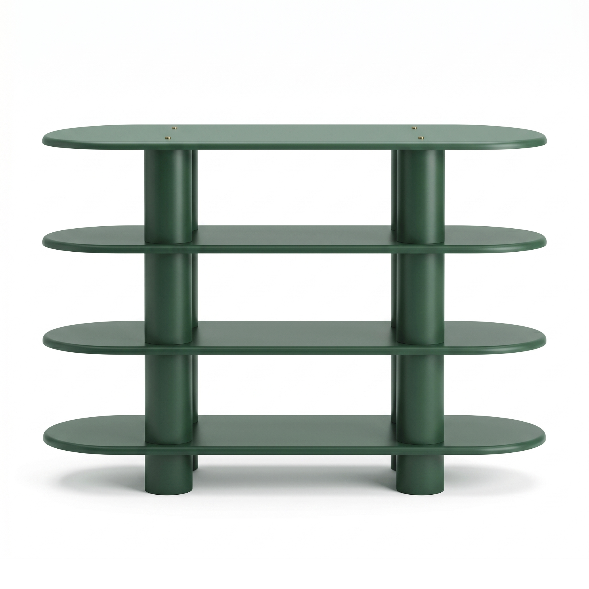 Elverum 4-Tier Shelving Unit - Green