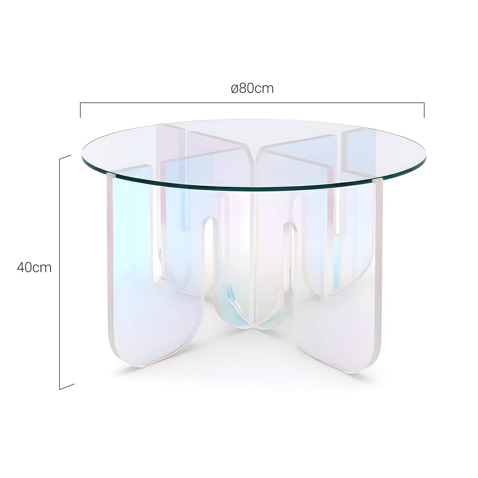 Faxe Acrylic Side Table