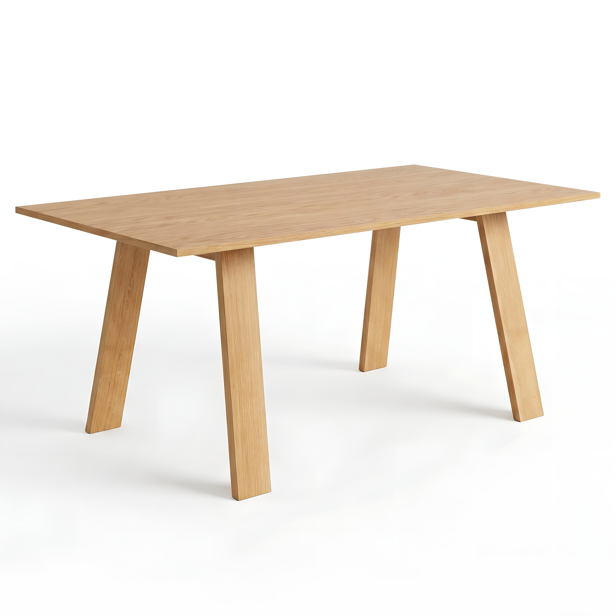 Florø oak dining table with solid oak legs