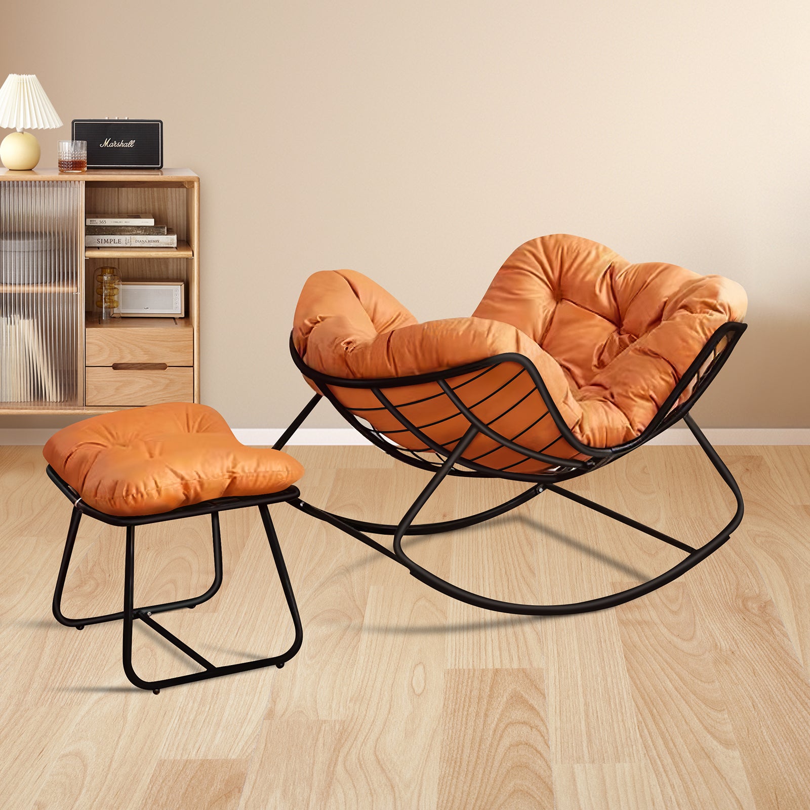 Halmstad Rocking Chair and Foot Stool Set