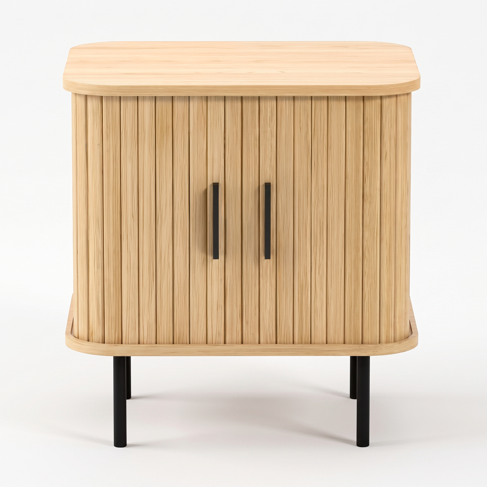Hillerød Fluted Bedside Table