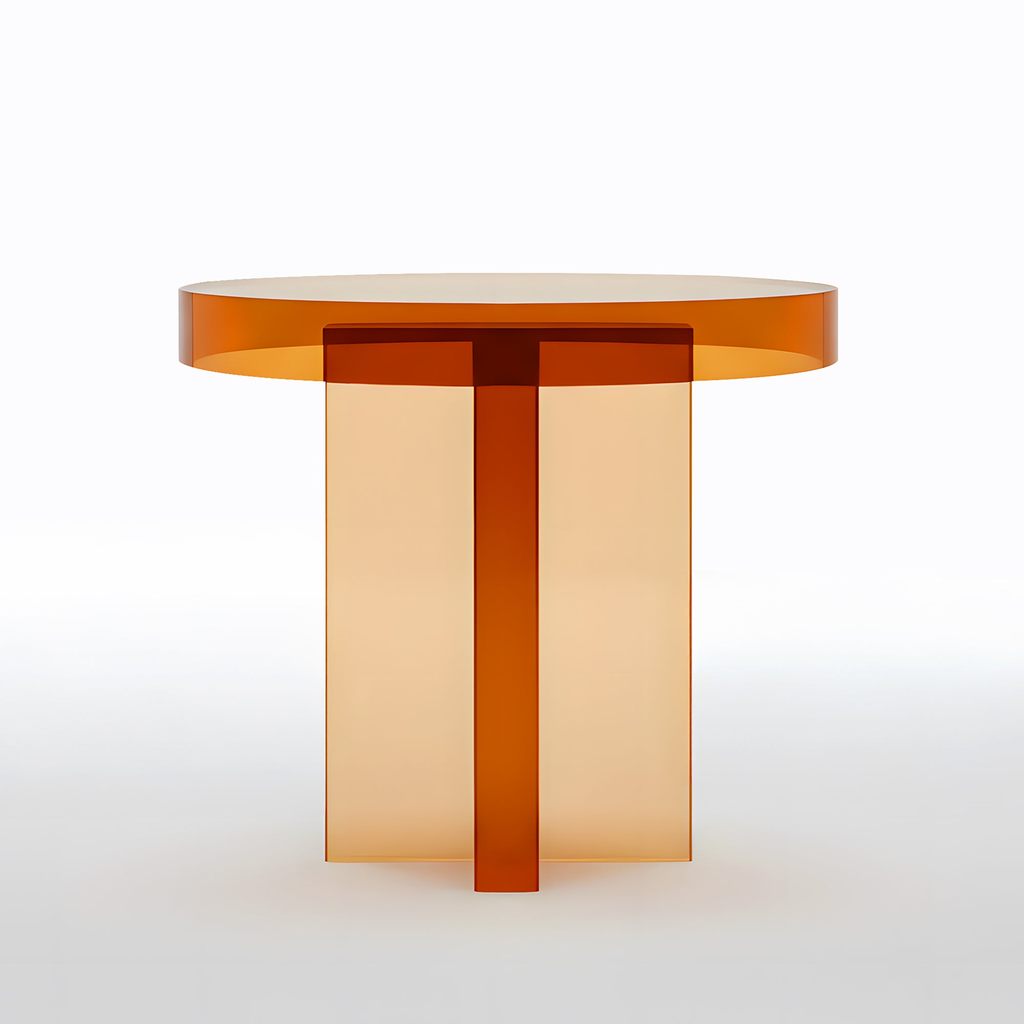 Holstebro Round Acrylic Side Table