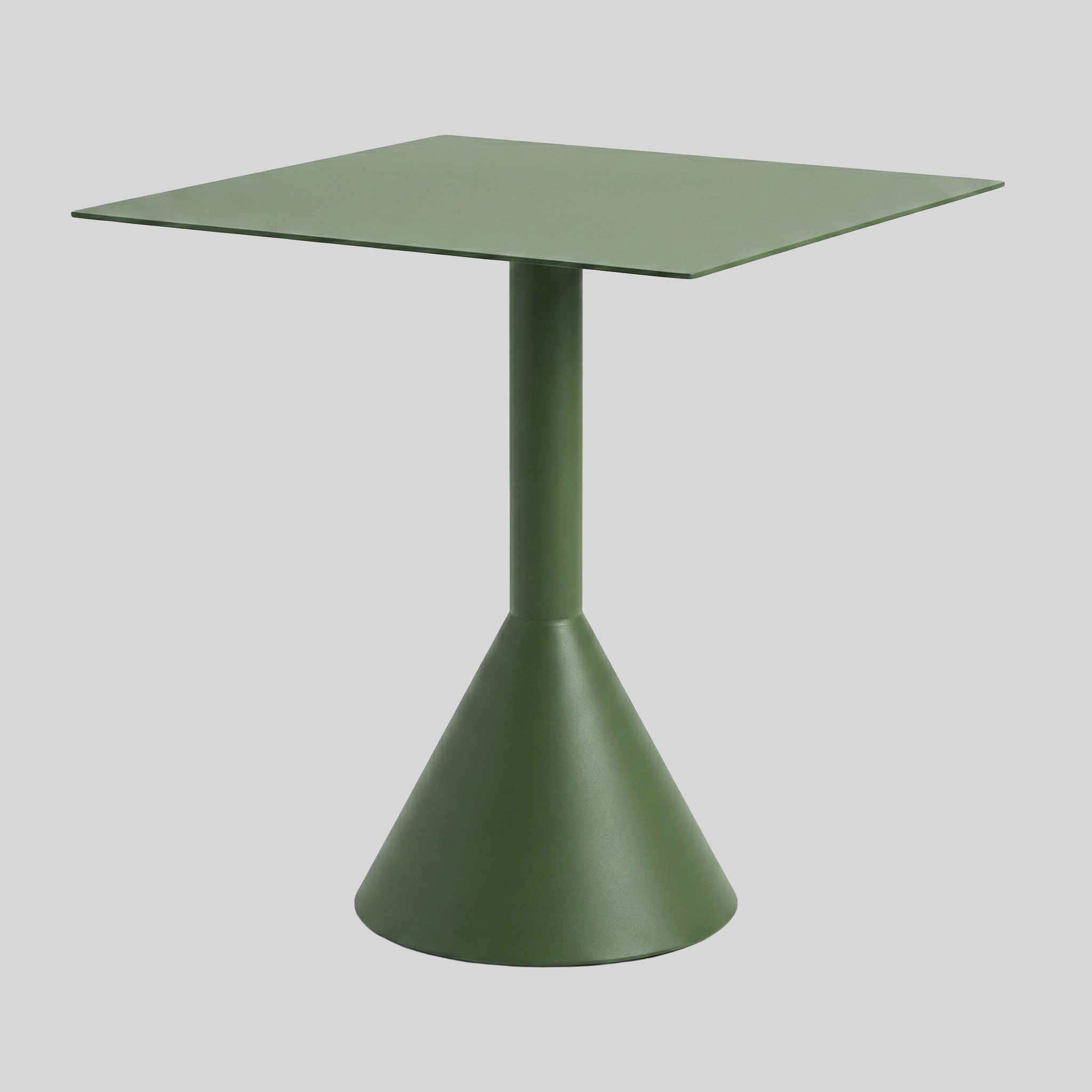 Ishøj Replica Hay Palissade Cone Table & 2 Low Stools Set