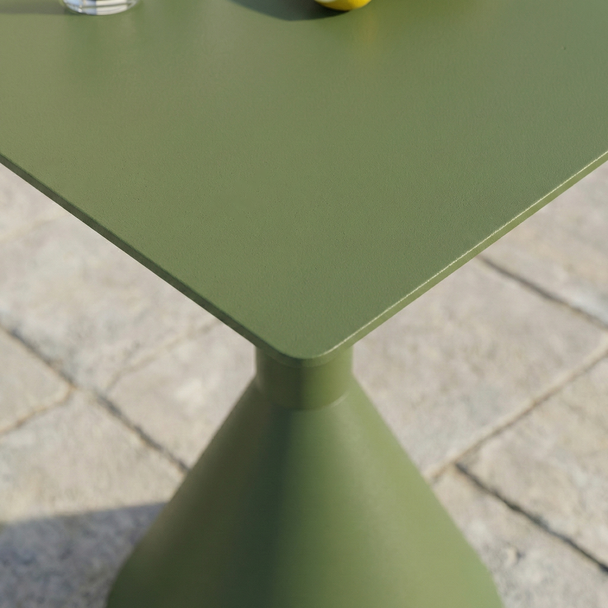 Ishøj Replica Hay Palissade Cone Table & 2 Low Stools Set