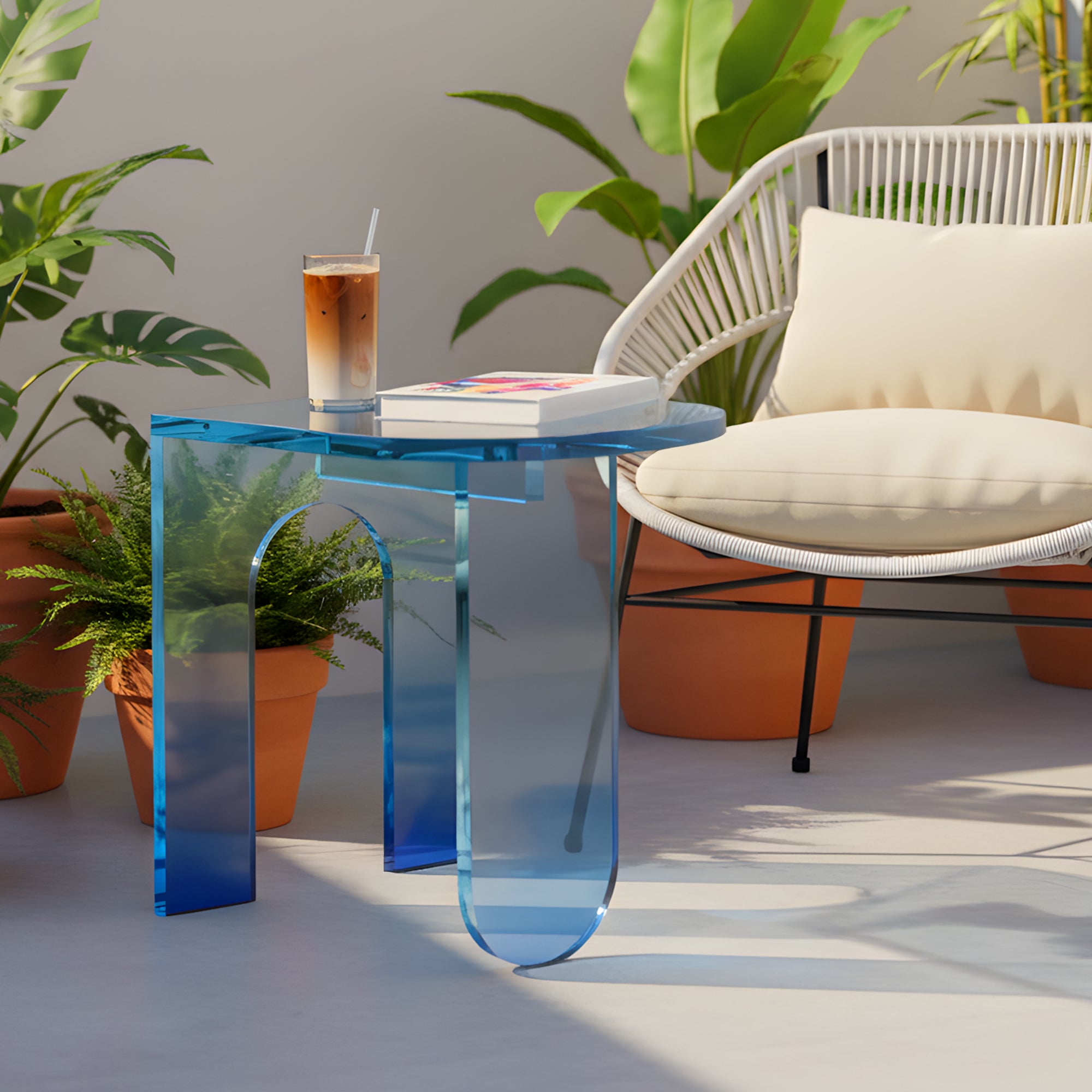 Kolding Acrylic Side Table