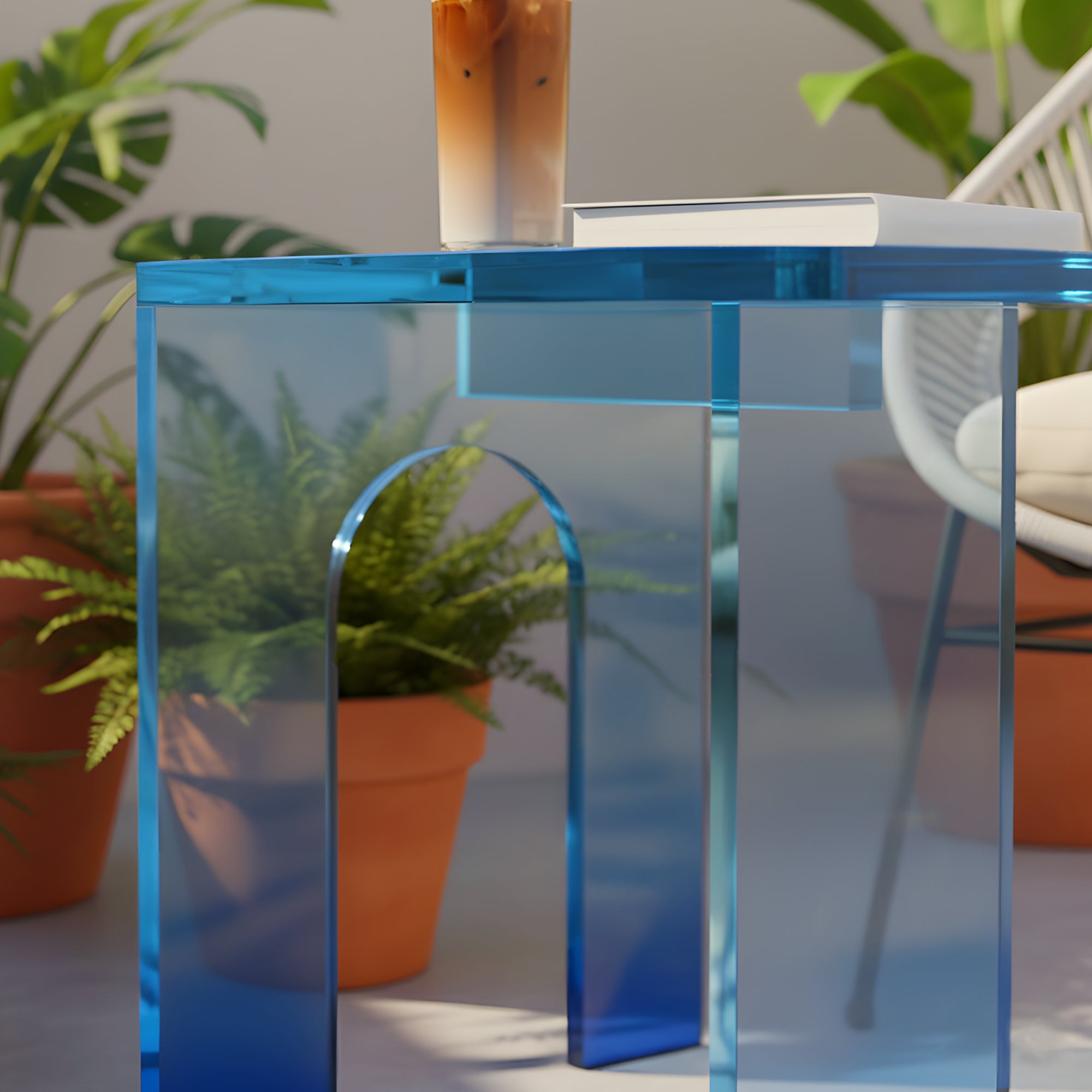 Kolding Acrylic Side Table