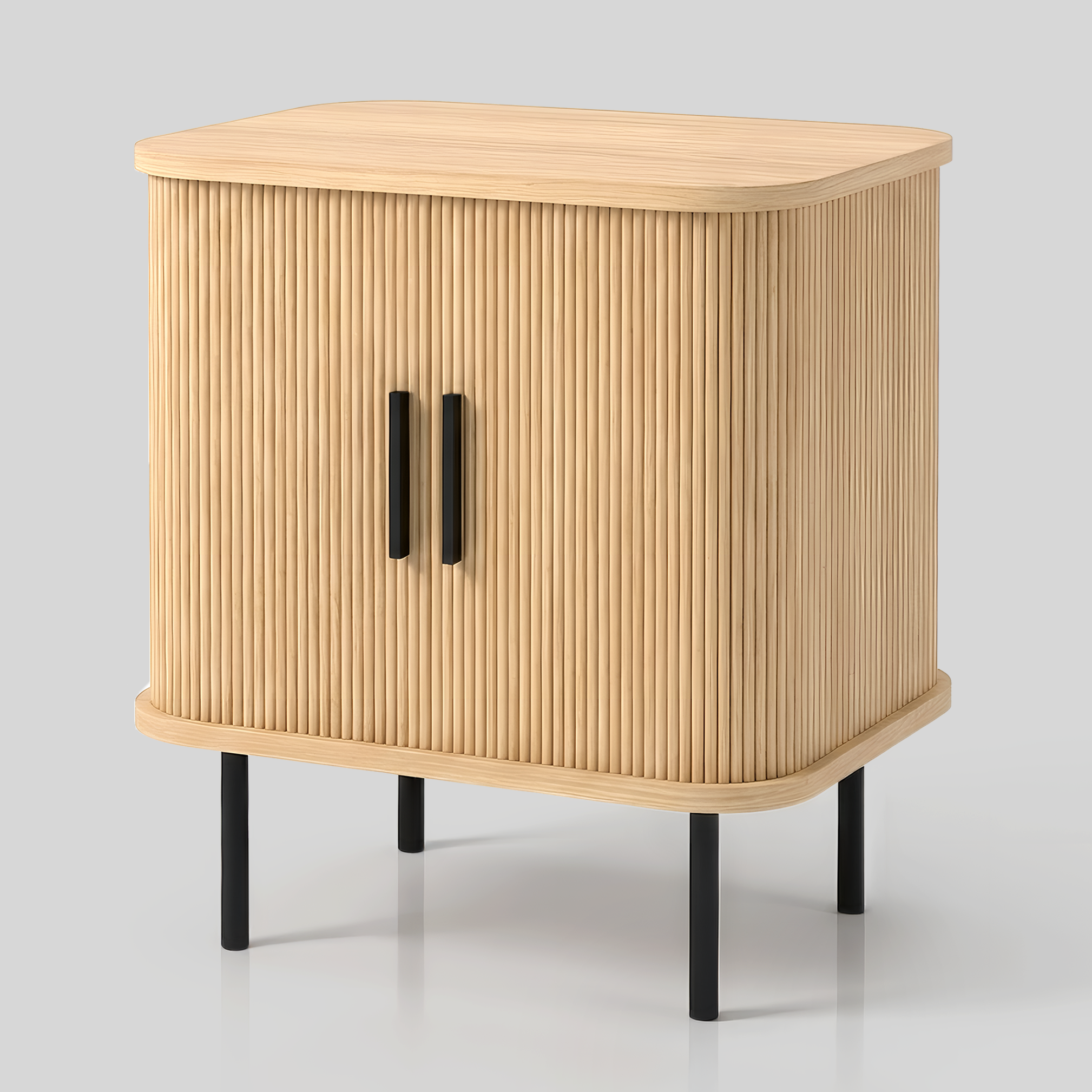Løkken Slatted Bedside Table