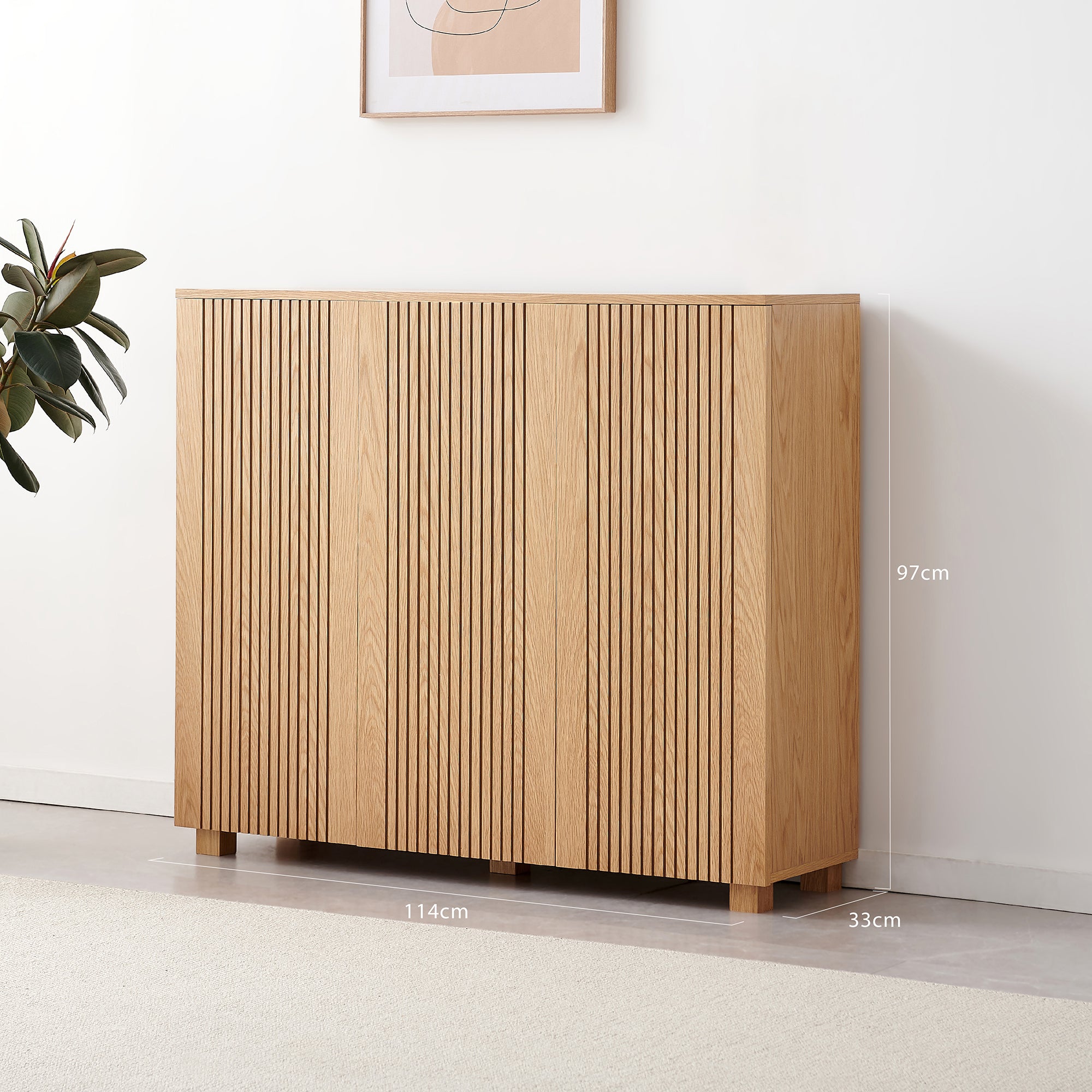 Moss Shoe Rack Storage Cabinet