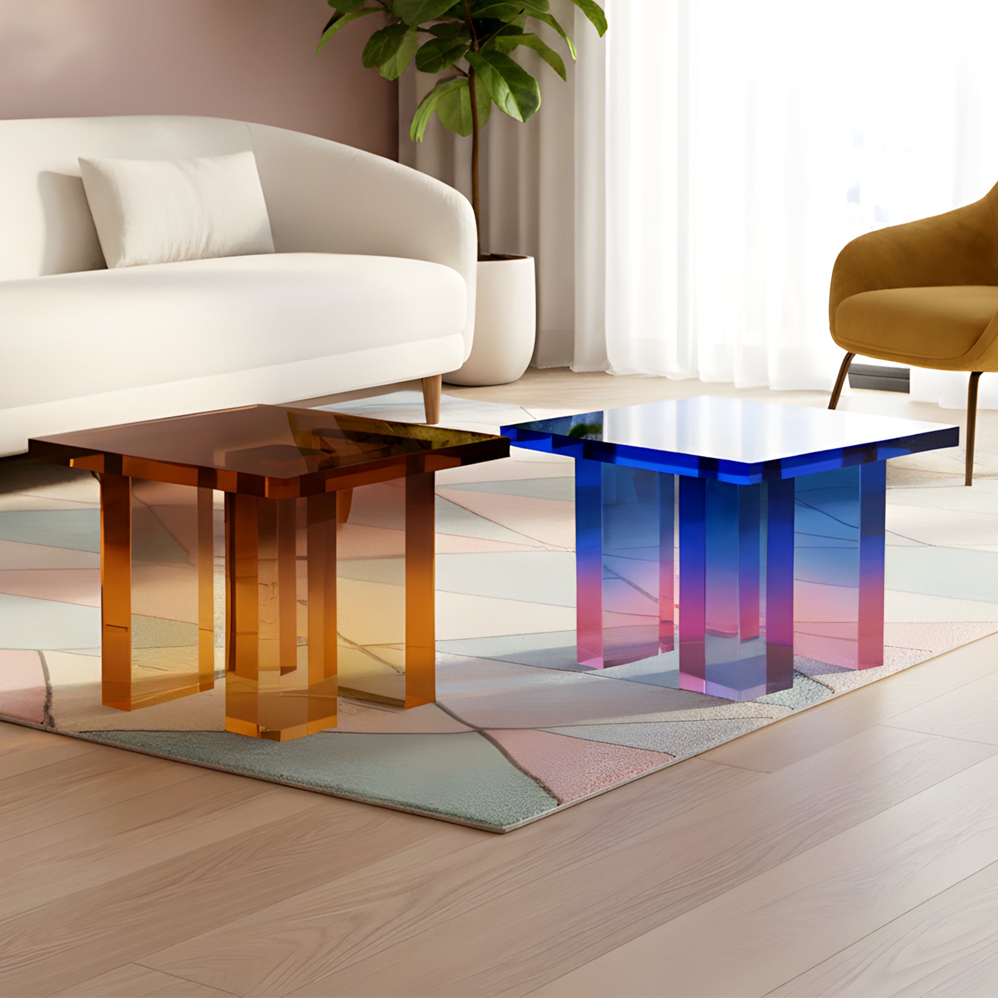 Odder Acrylic Side Table