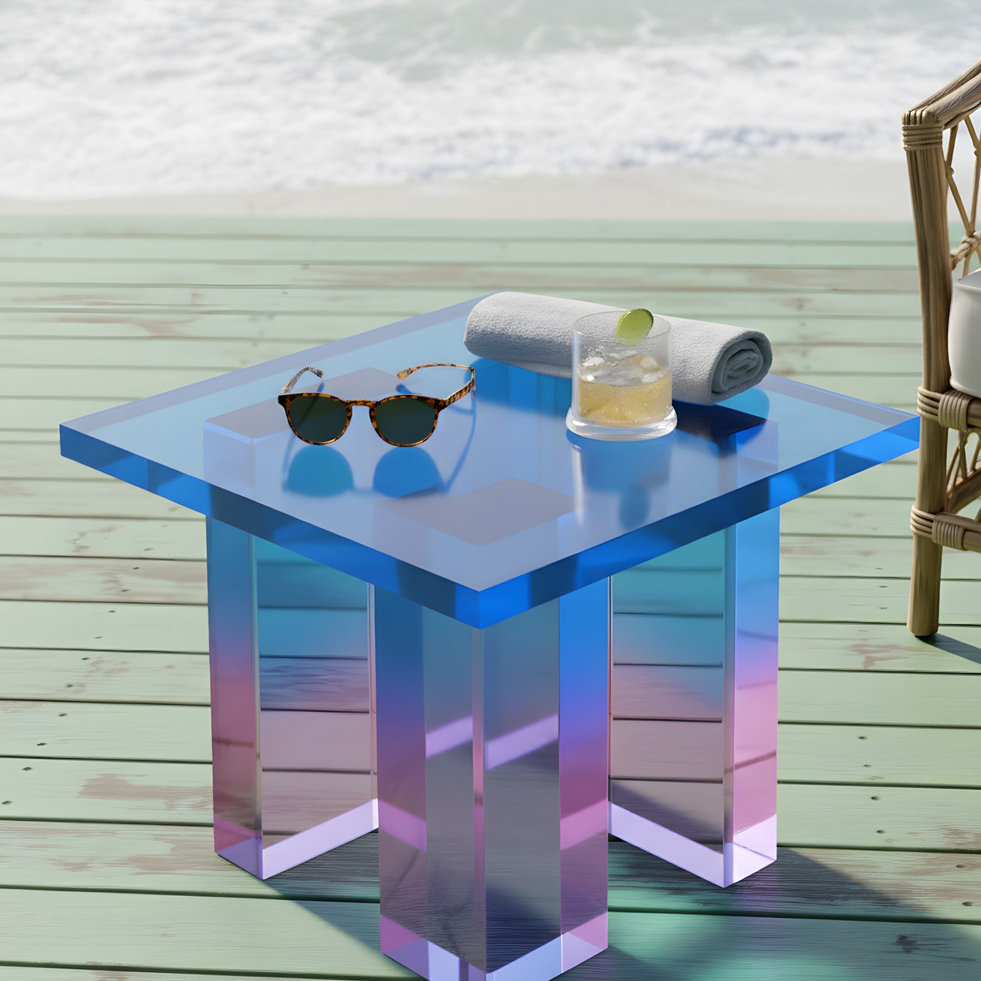 Odder Acrylic Side Table