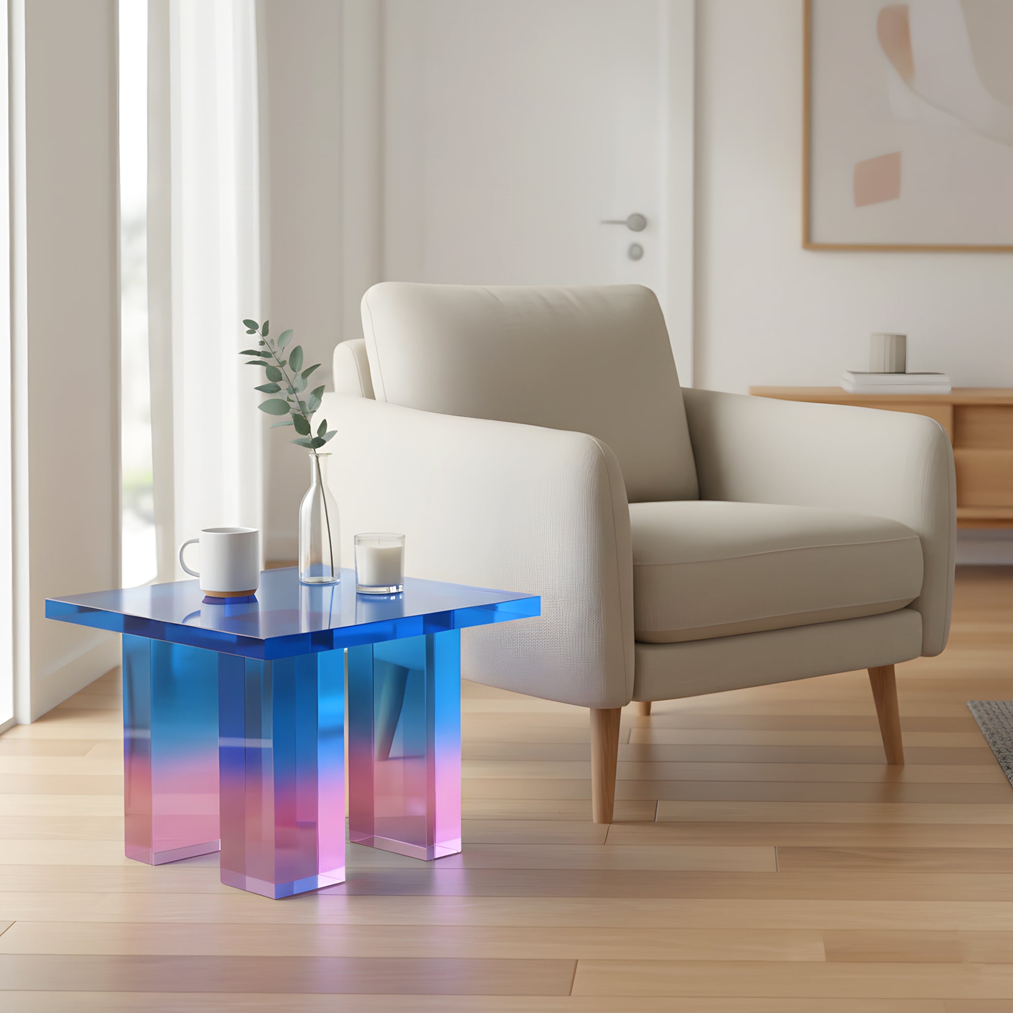 Odder Acrylic Side Table