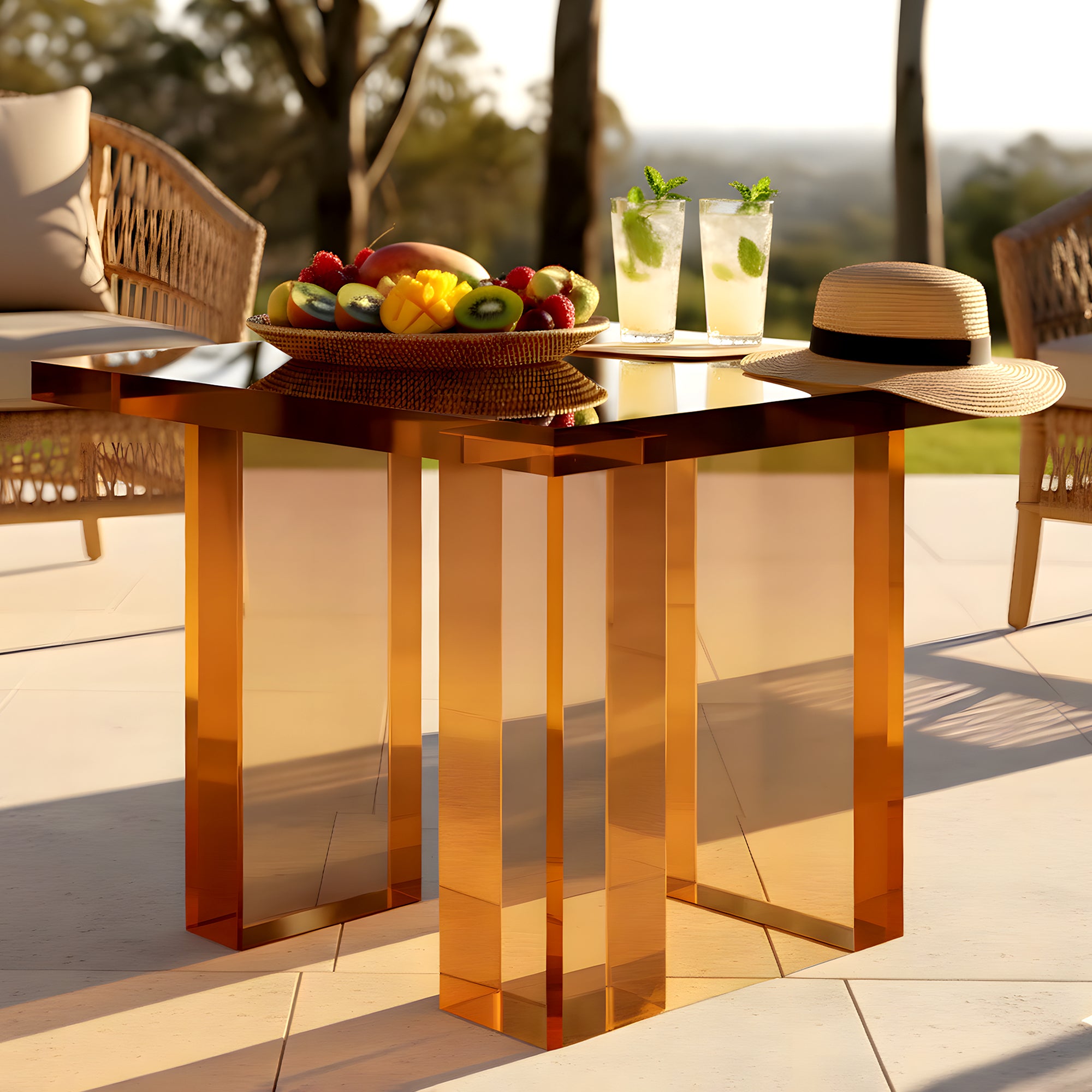 Odder Acrylic Side Table