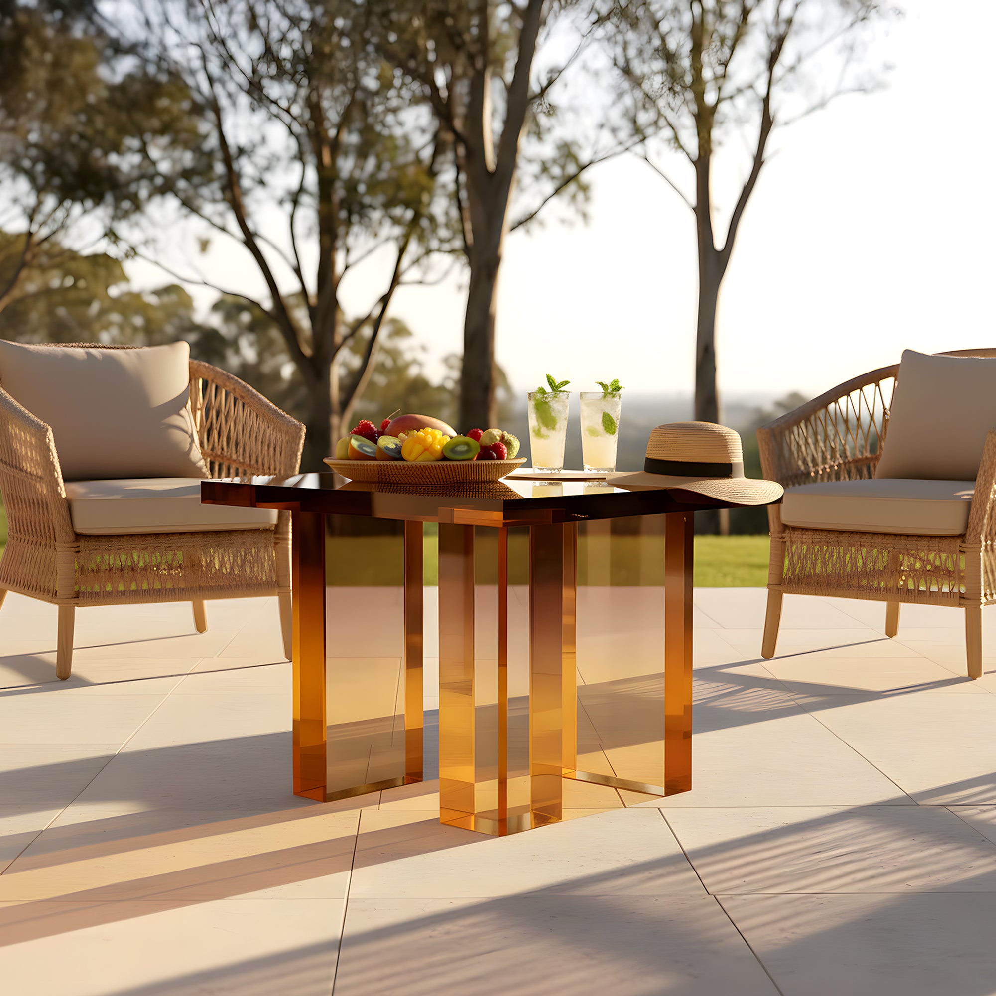 Odder Acrylic Side Table