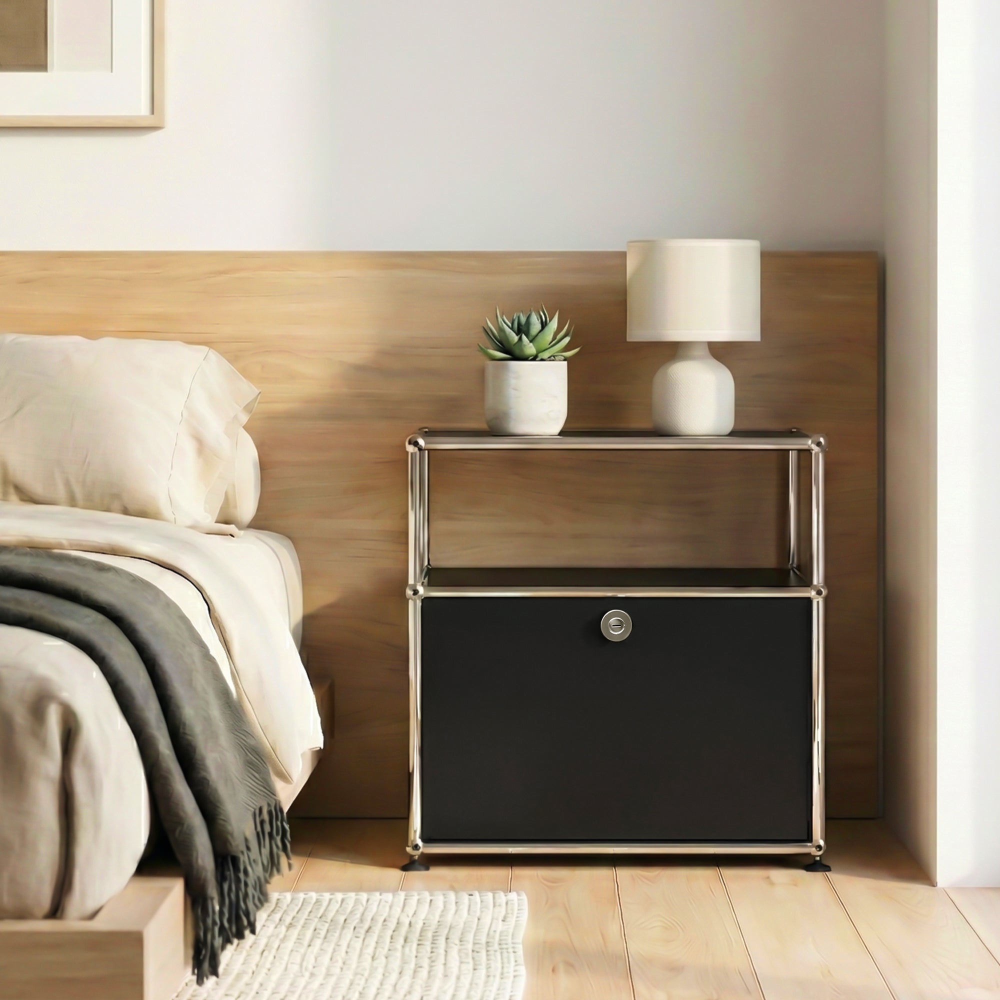 Rødovre Stainless Steel Bedside Table