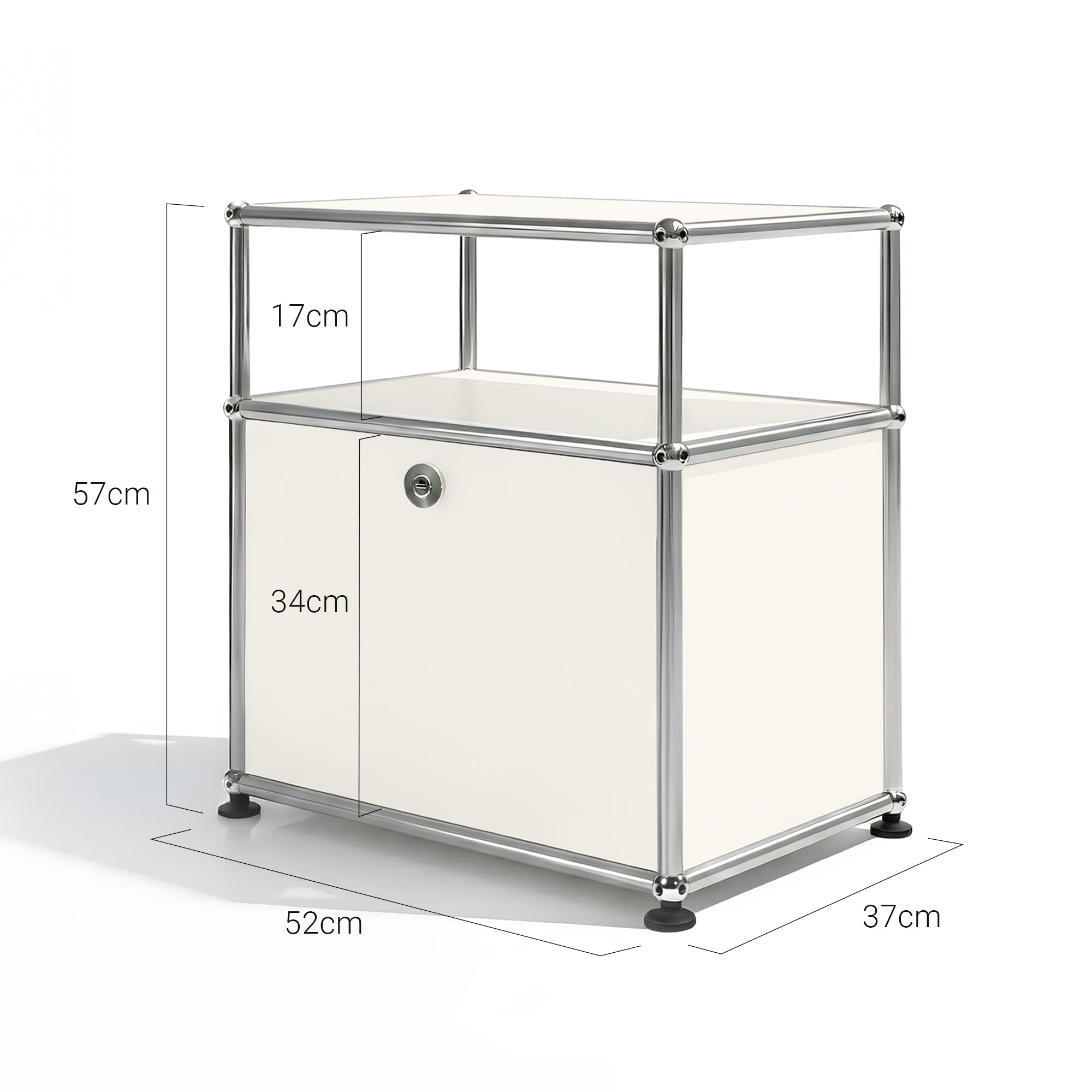 Rødovre Stainless Steel Bedside Table