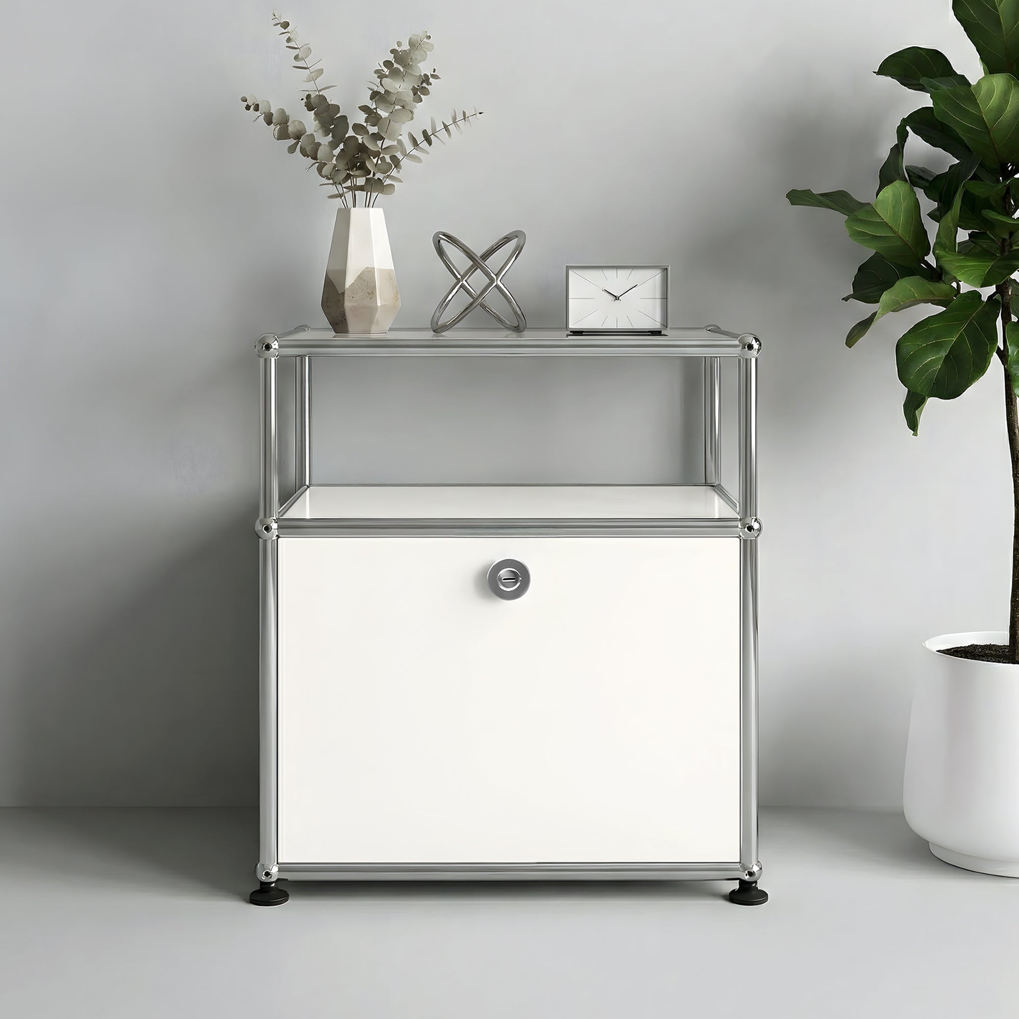 Rødovre Stainless Steel Bedside Table