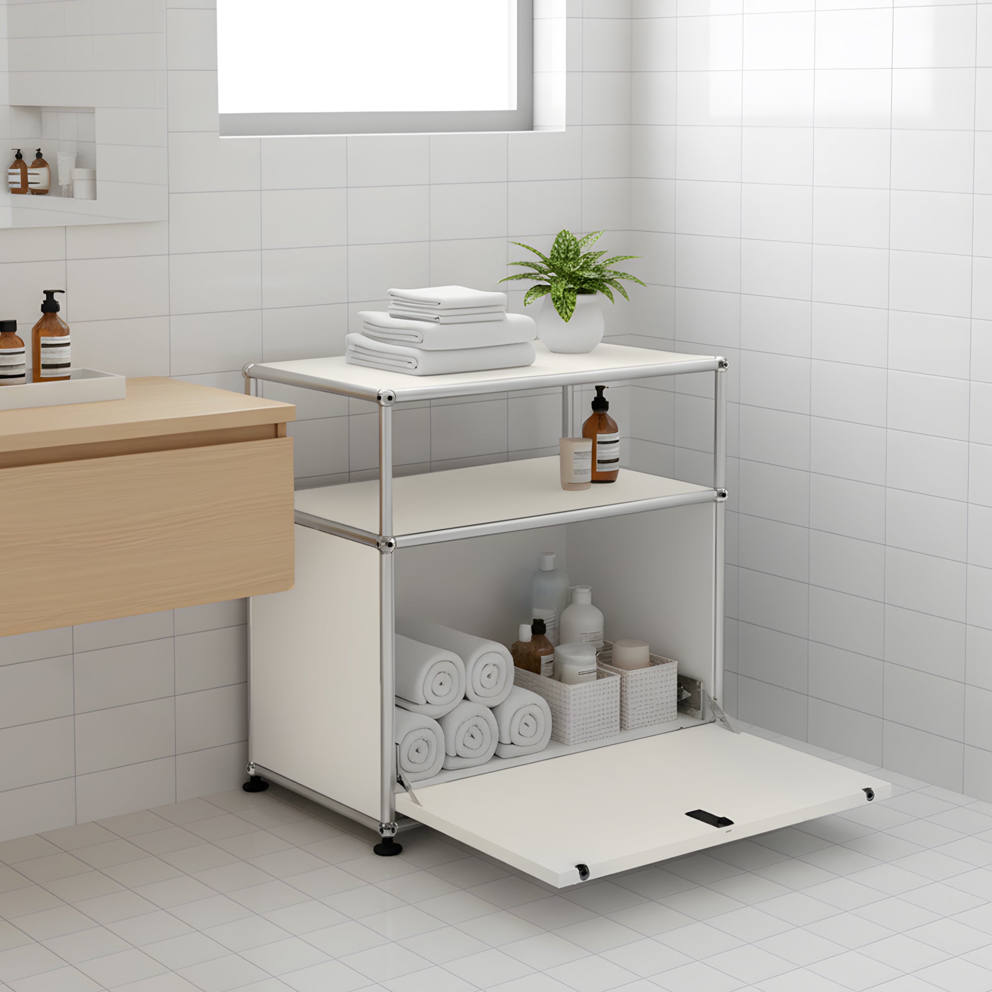 Rødovre Stainless Steel Bedside Table