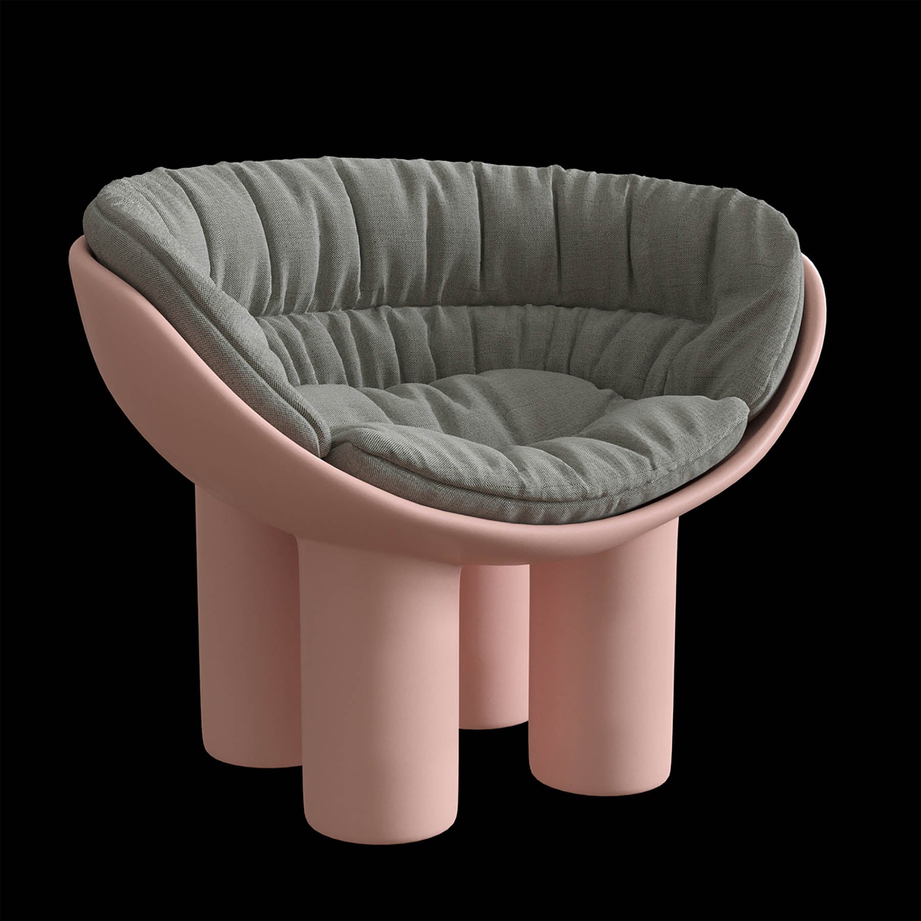 Roly poly store chair pink