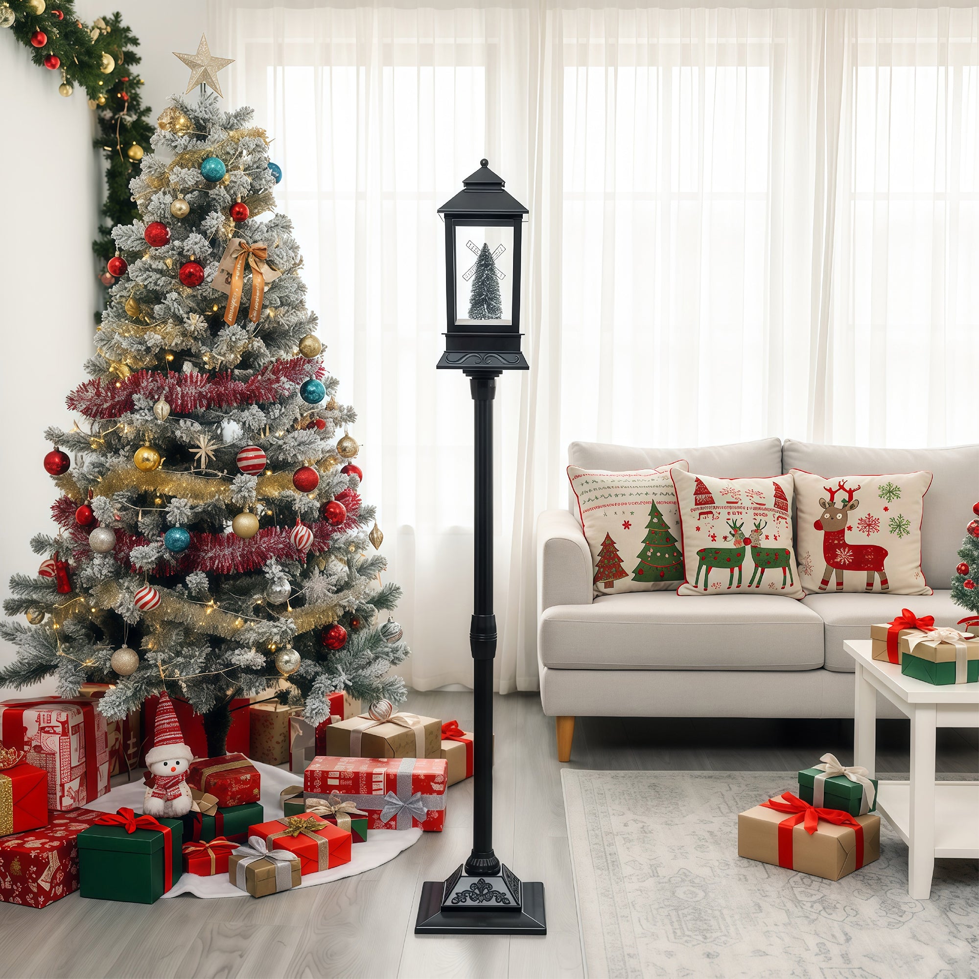 Storgatan Christmas Lamp Post - Black