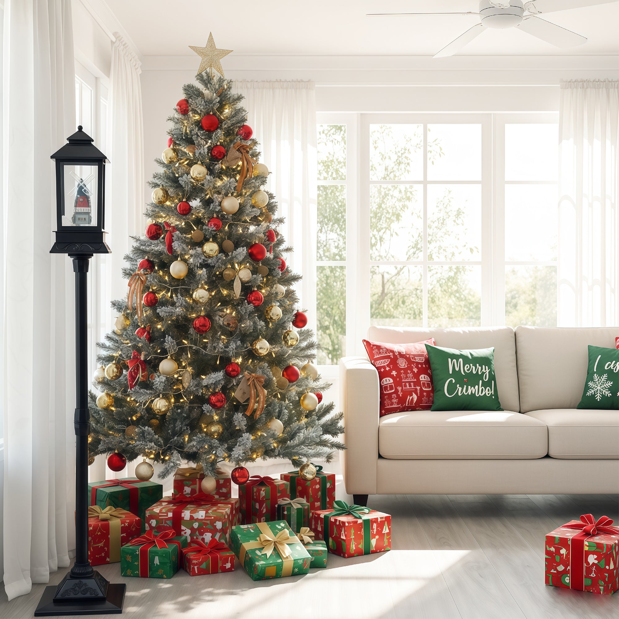 Storgatan Christmas Lamp Post - Black