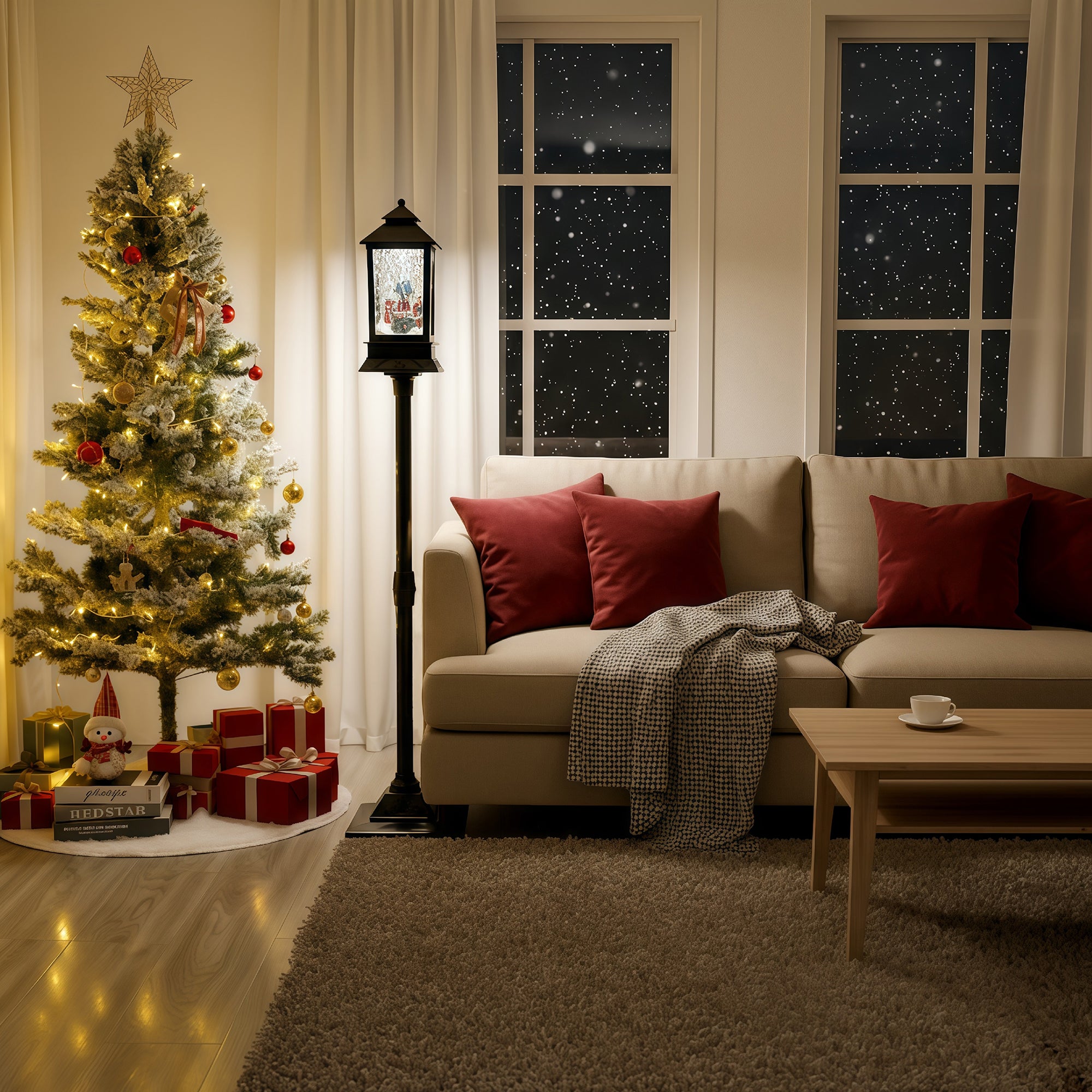 Storgatan Christmas Lamp Post - Black