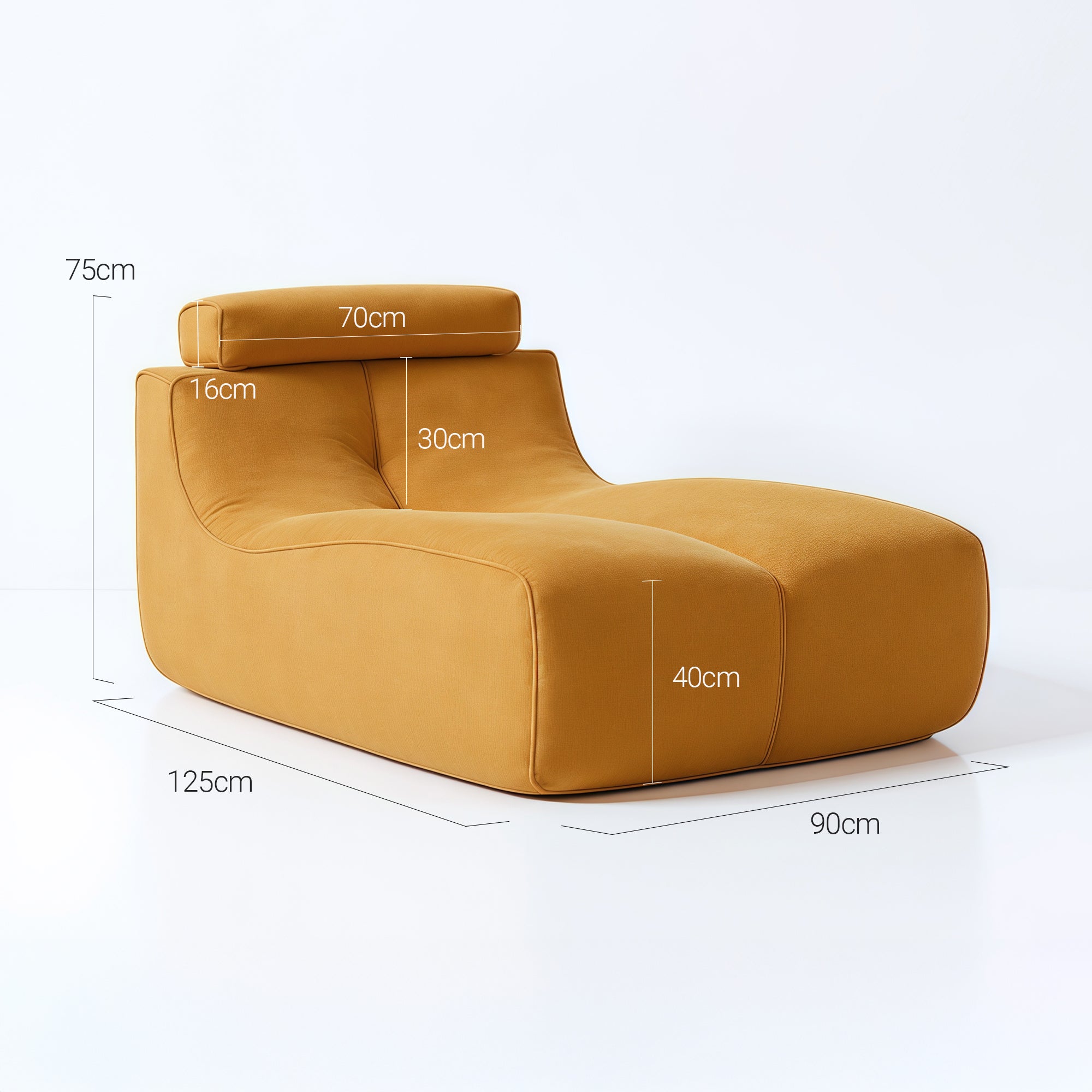 Sundsvall Lounge Chaise Sofa