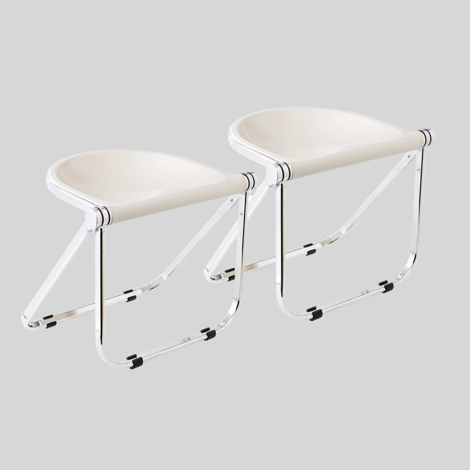 Leirvik Portable Folding Stool Seat Replica Pluff Stool