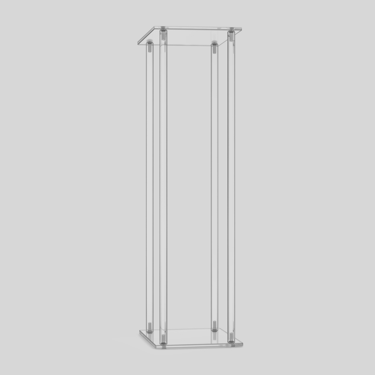 Aabenraa Clear Acrylic Flower Stand - 10 Pack