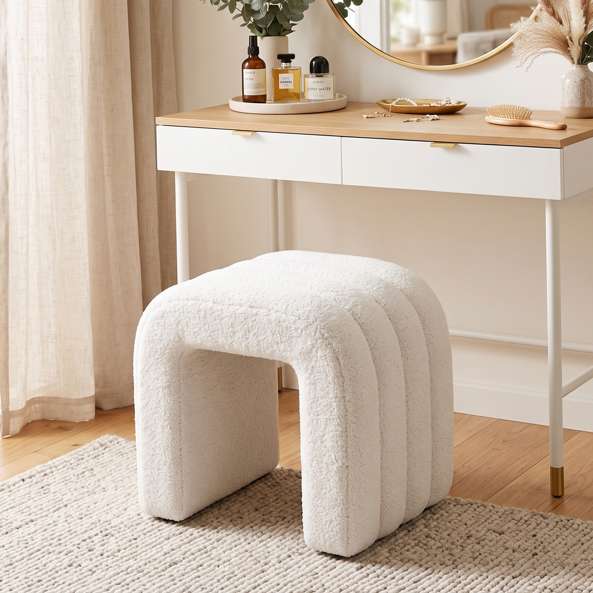 Skara Arch Ottoman Stool
