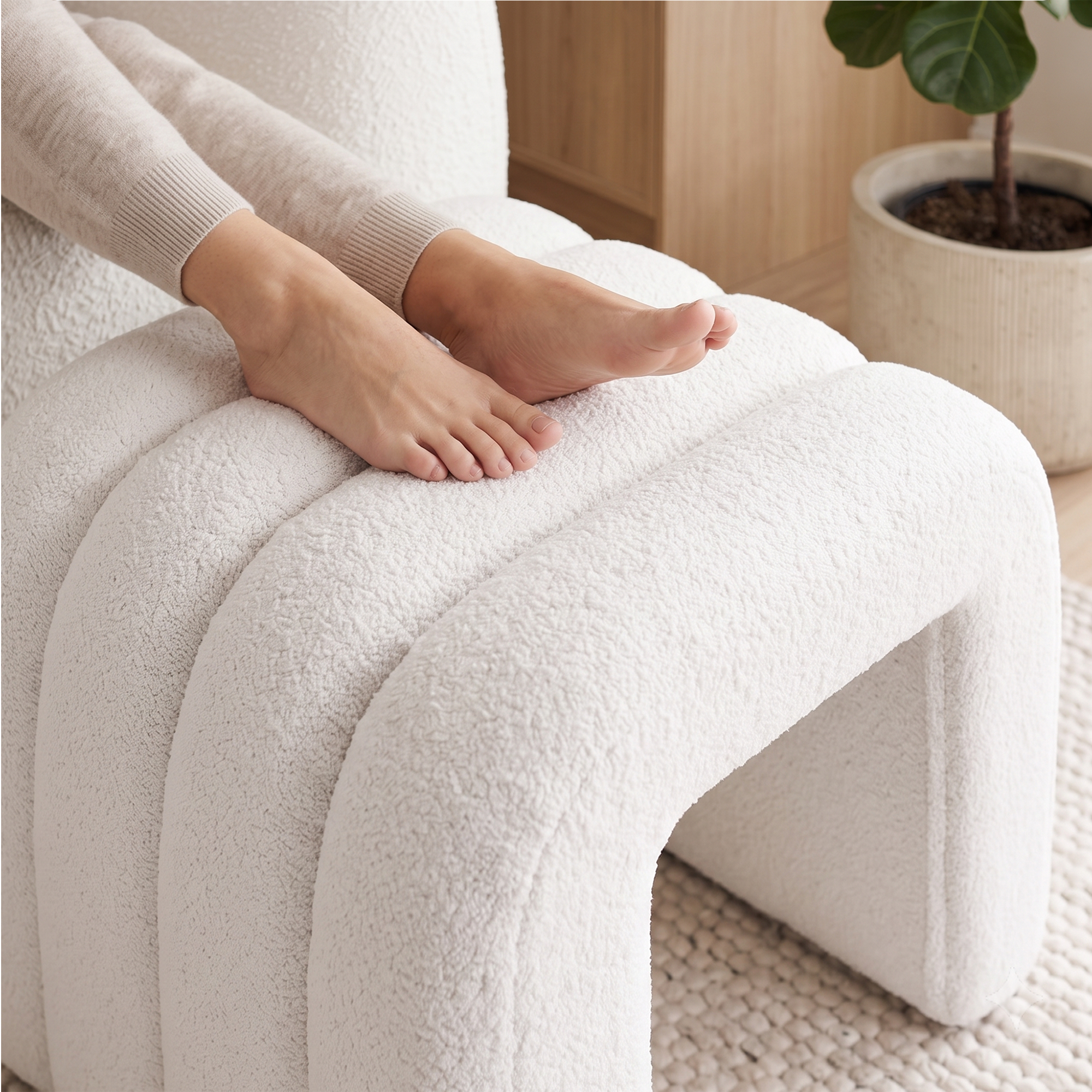 Skara Arch Ottoman Stool