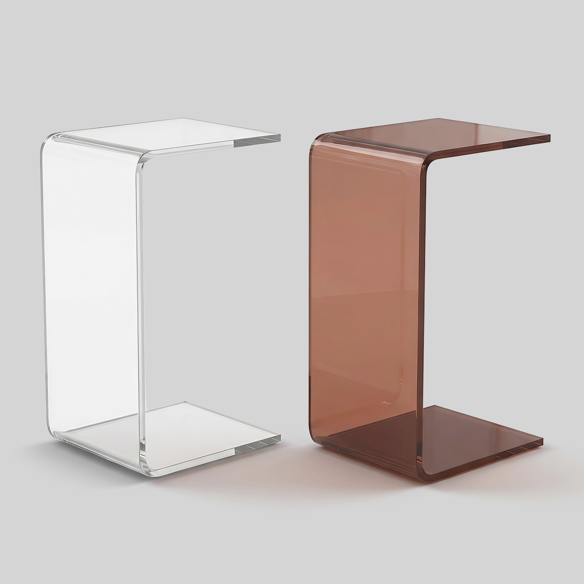 Allerød 2-in-1 Acrylic Side Table