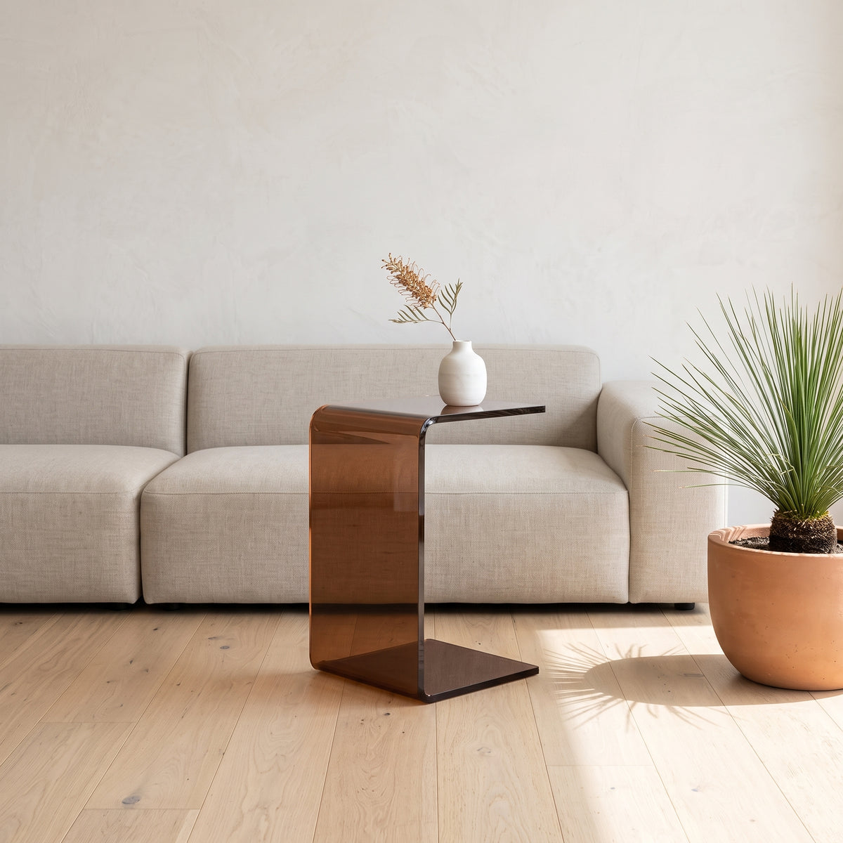 Allerød 2-in-1 Acrylic Side Table