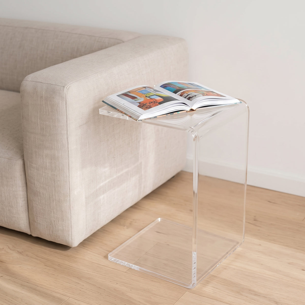 Allerød 2-in-1 Acrylic Side Table