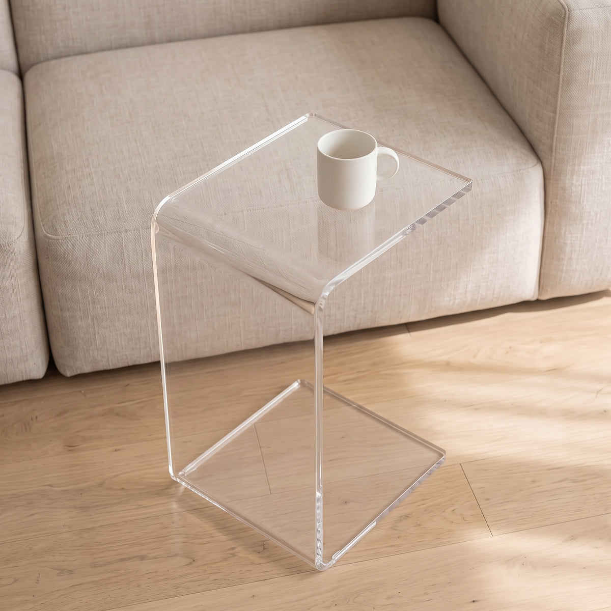 Allerød 2-in-1 Acrylic Side Table