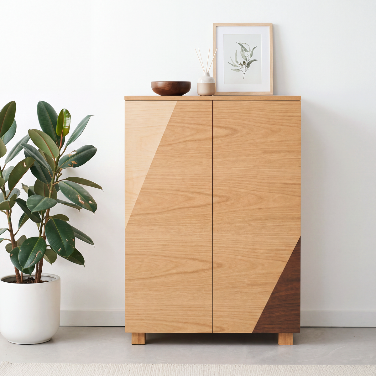 Åndalsnes Shoe Rack Storage Cabinet  - 2 Door
