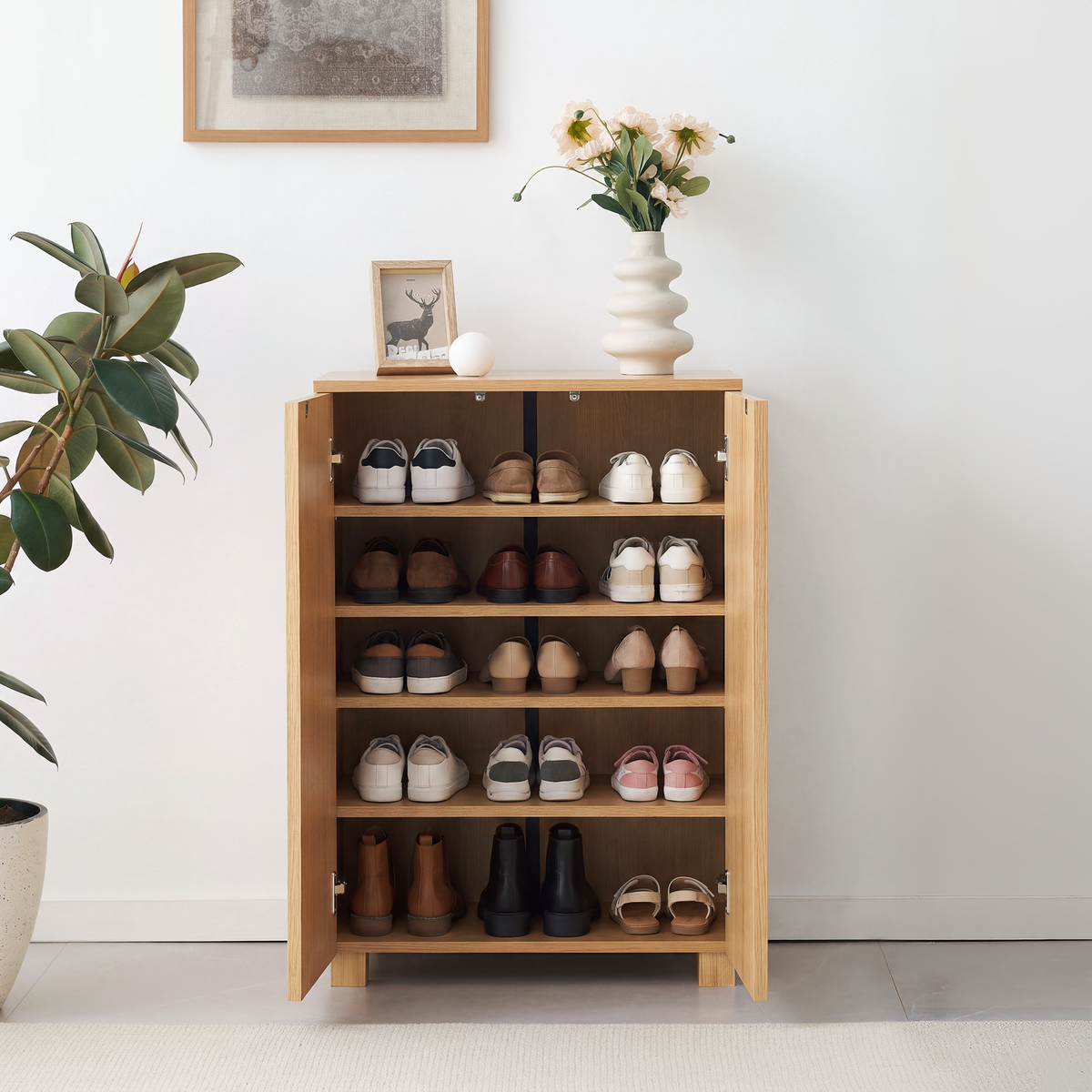 Åndalsnes Shoe Rack Storage Cabinet  - 2 Door