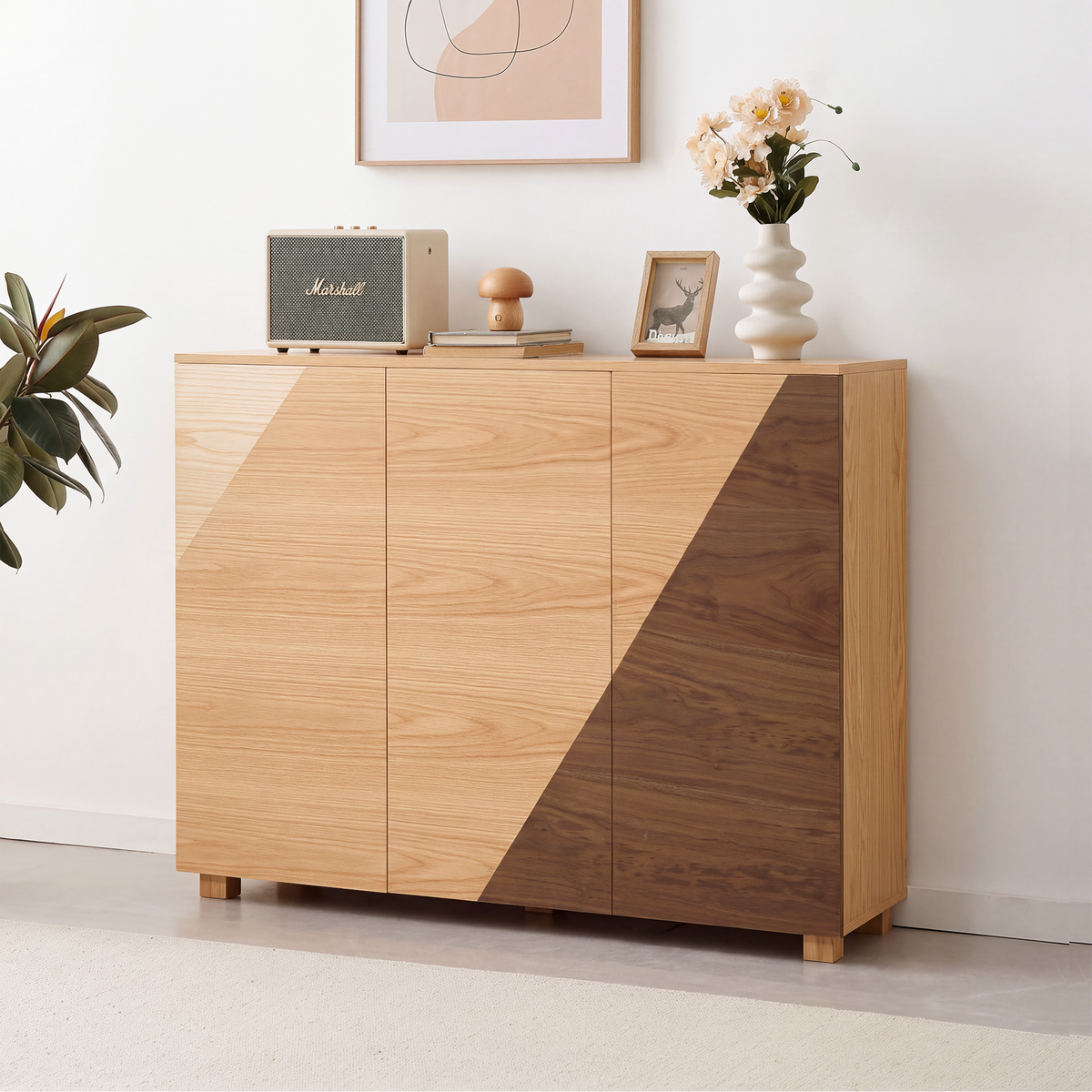 Åndalsnes Shoe Rack Storage Cabinet  - 3 Door