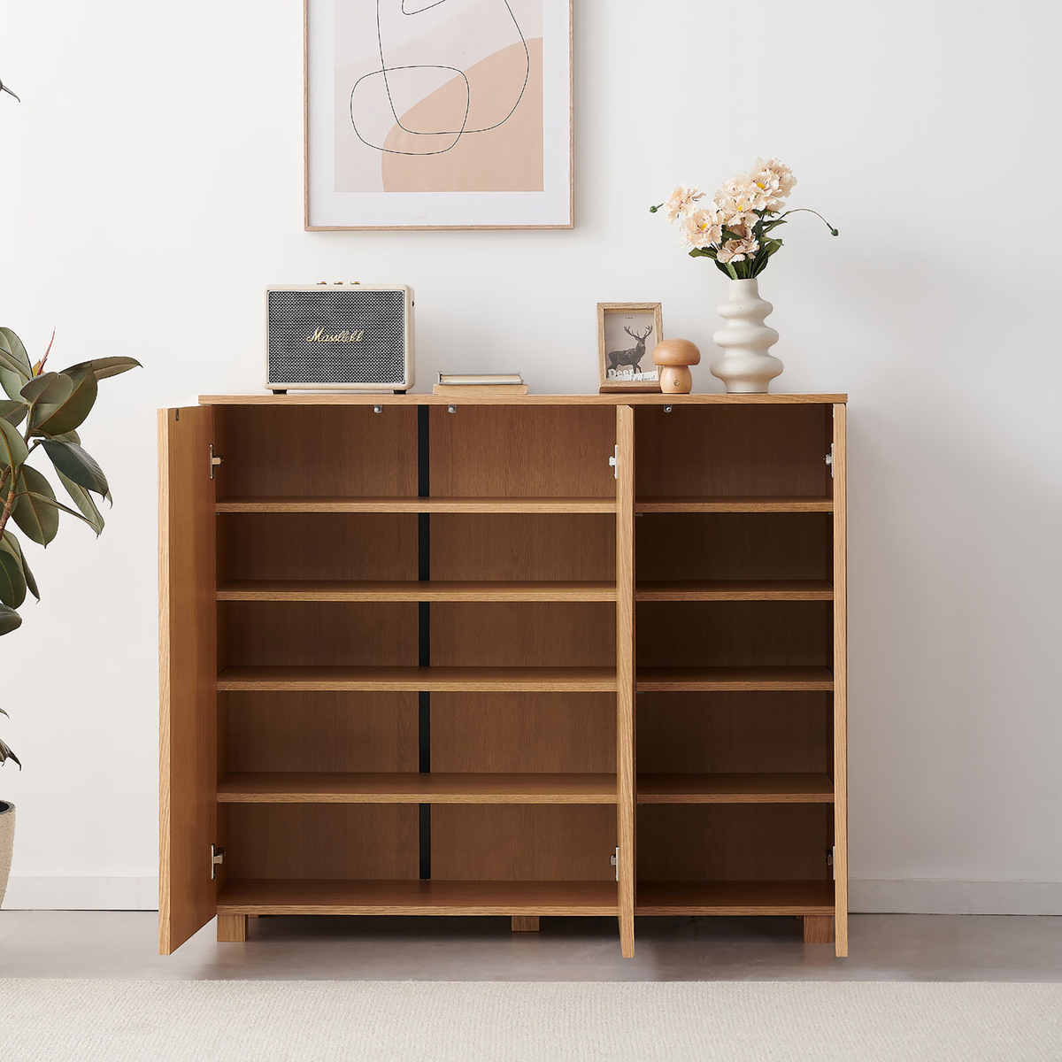 Åndalsnes Shoe Rack Storage Cabinet  - 3 Door