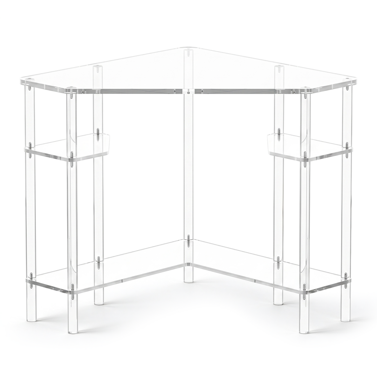 Bogense Acrylic Corner Desk