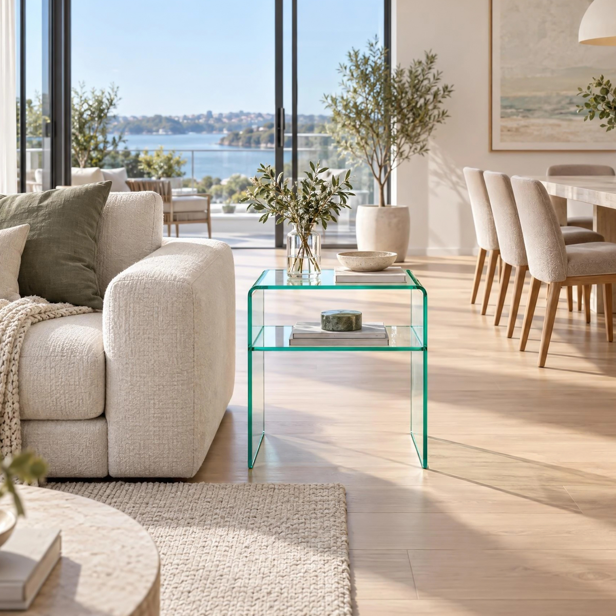 Glostrup Acrylic Side Table