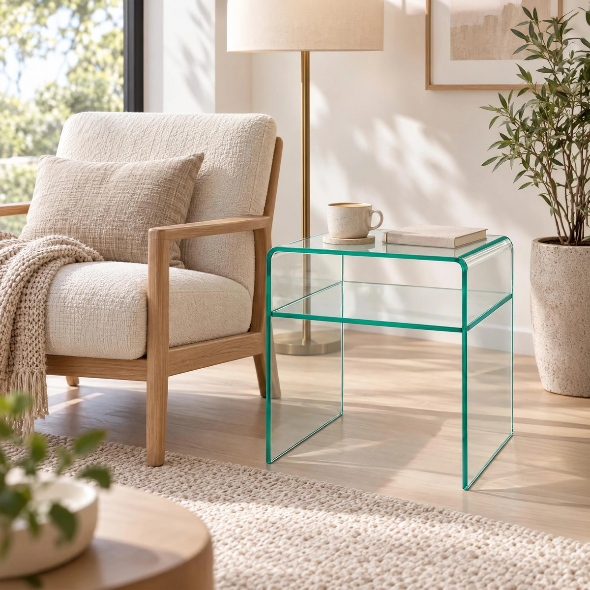 Glostrup Acrylic Side Table