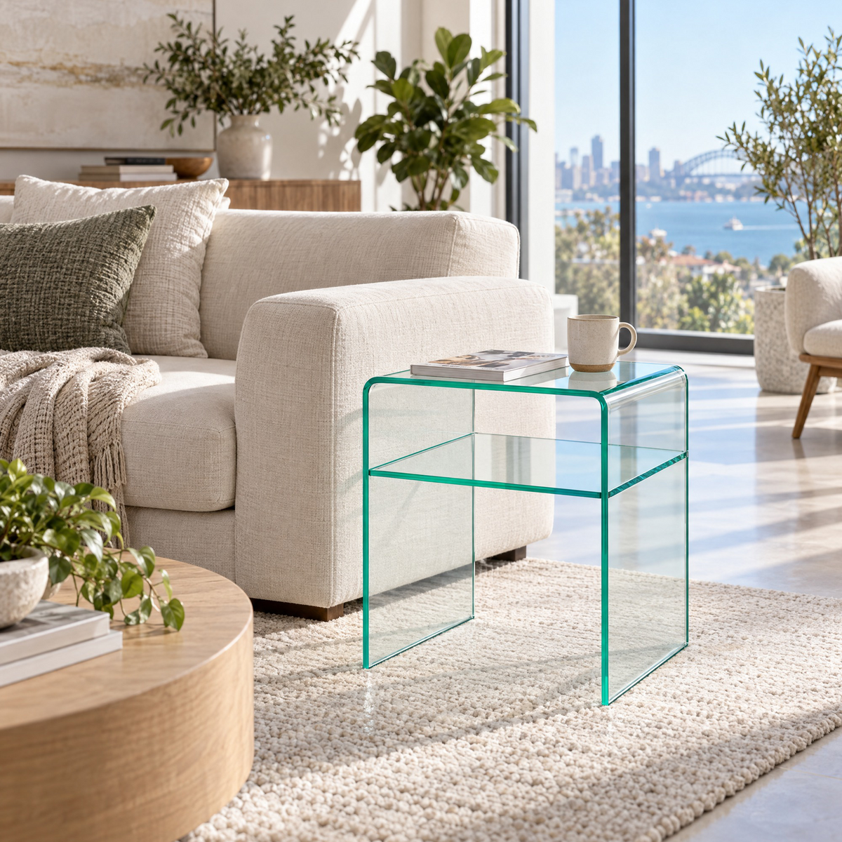 Glostrup Acrylic Side Table